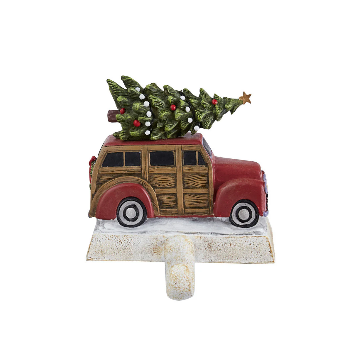 Red Woody Stocking Hanger - Image 2