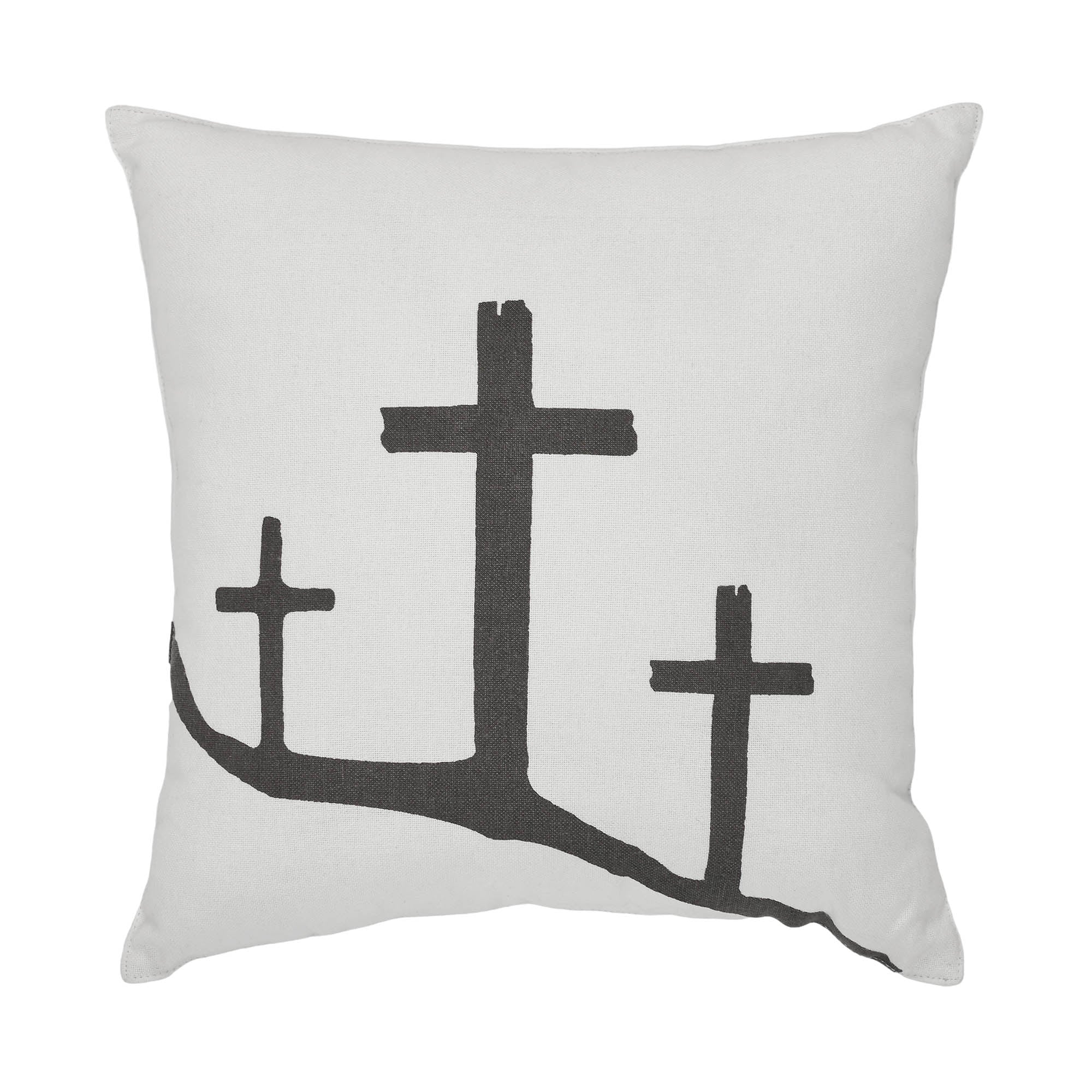 Risen 3 Crosses Pillow - Image 4