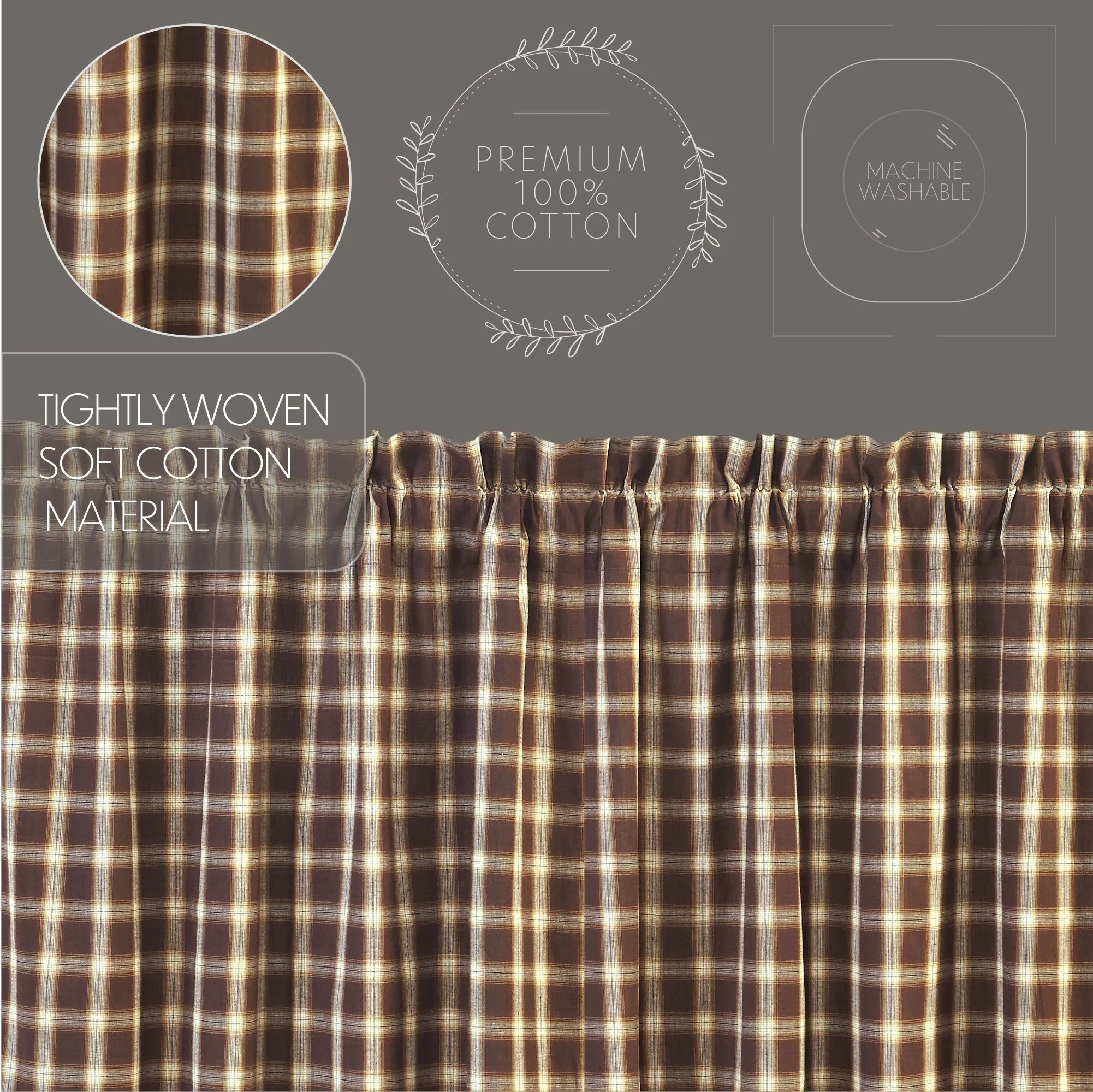 Rockford Tier Curtains 24" - Image 6
