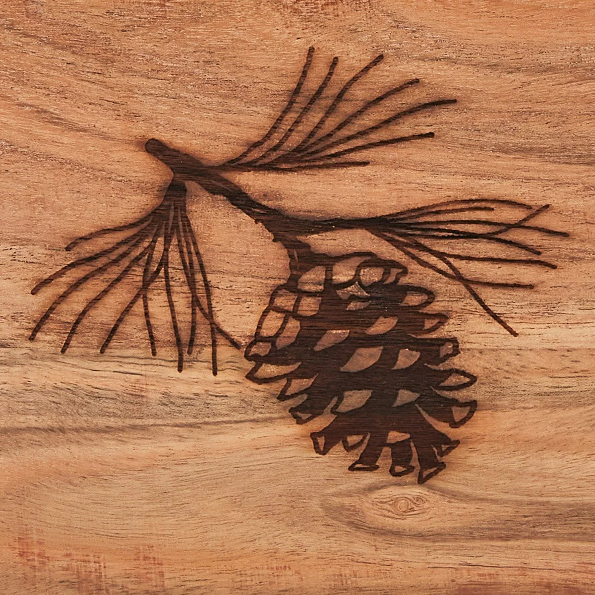 Rustic Wood Utensil Caddy - Image 4