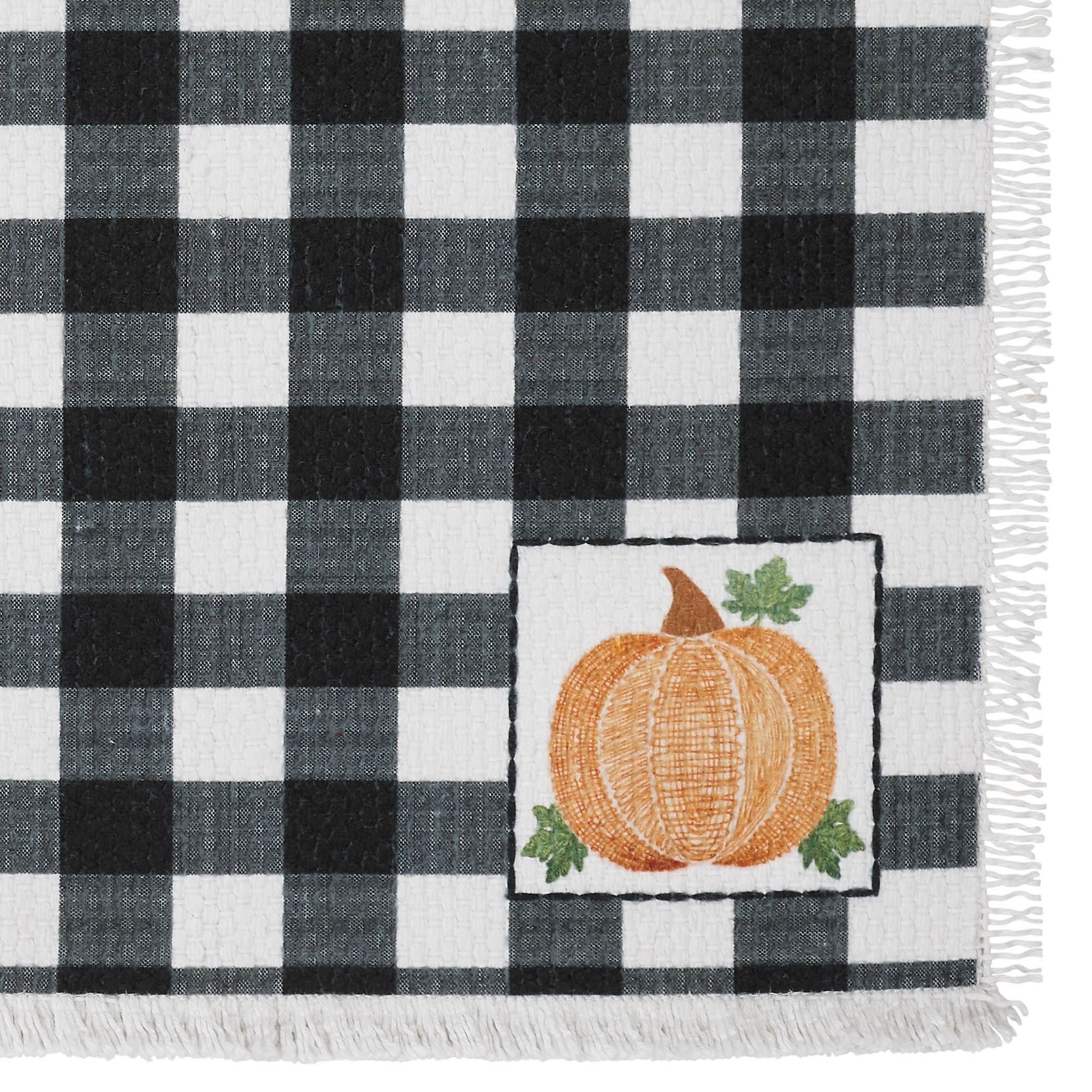 Sable Ann Buffalo Check Pumpkin Placemat Set of 2 - Image 4
