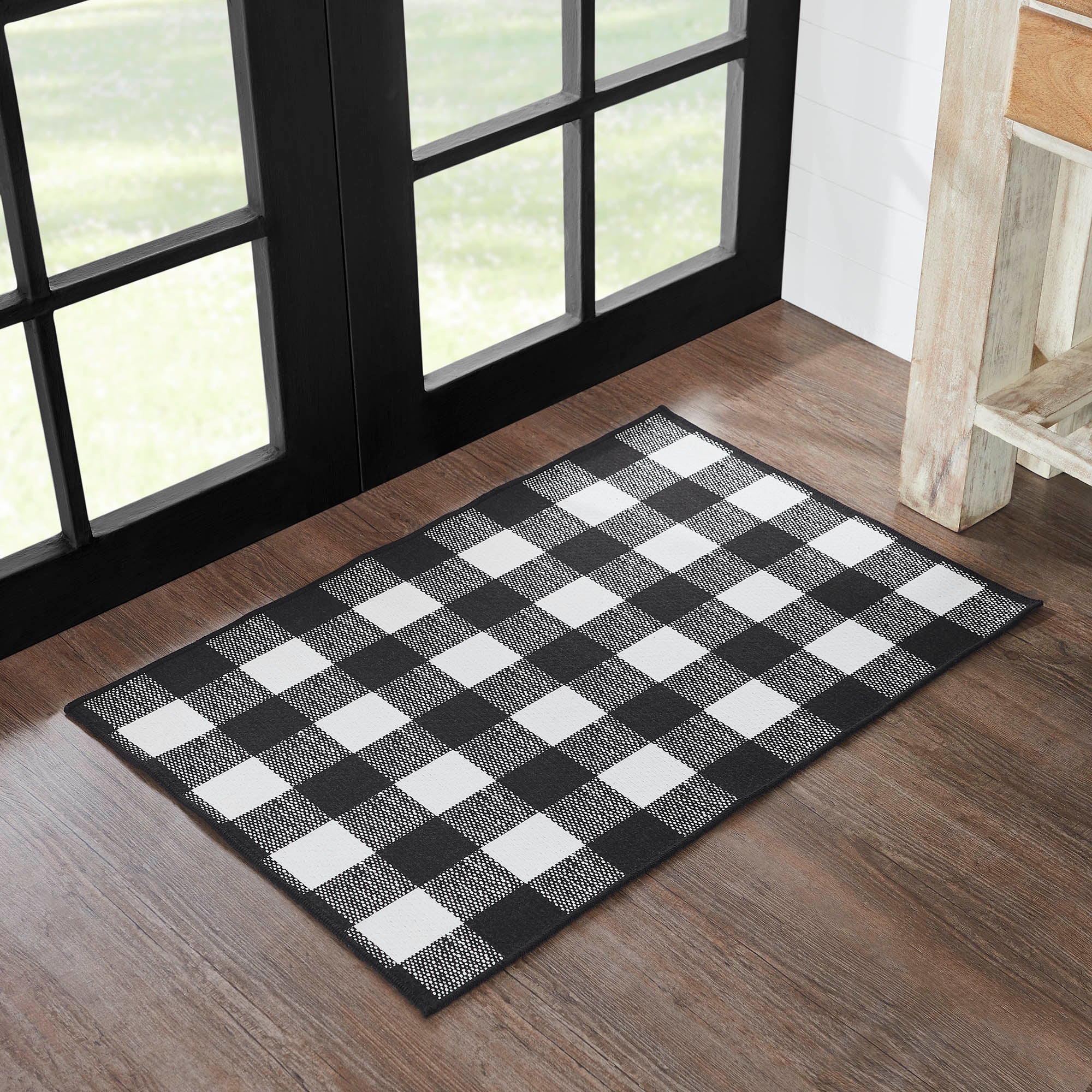 Sable Ann Check Indoor/Outdoor Collection Rugs