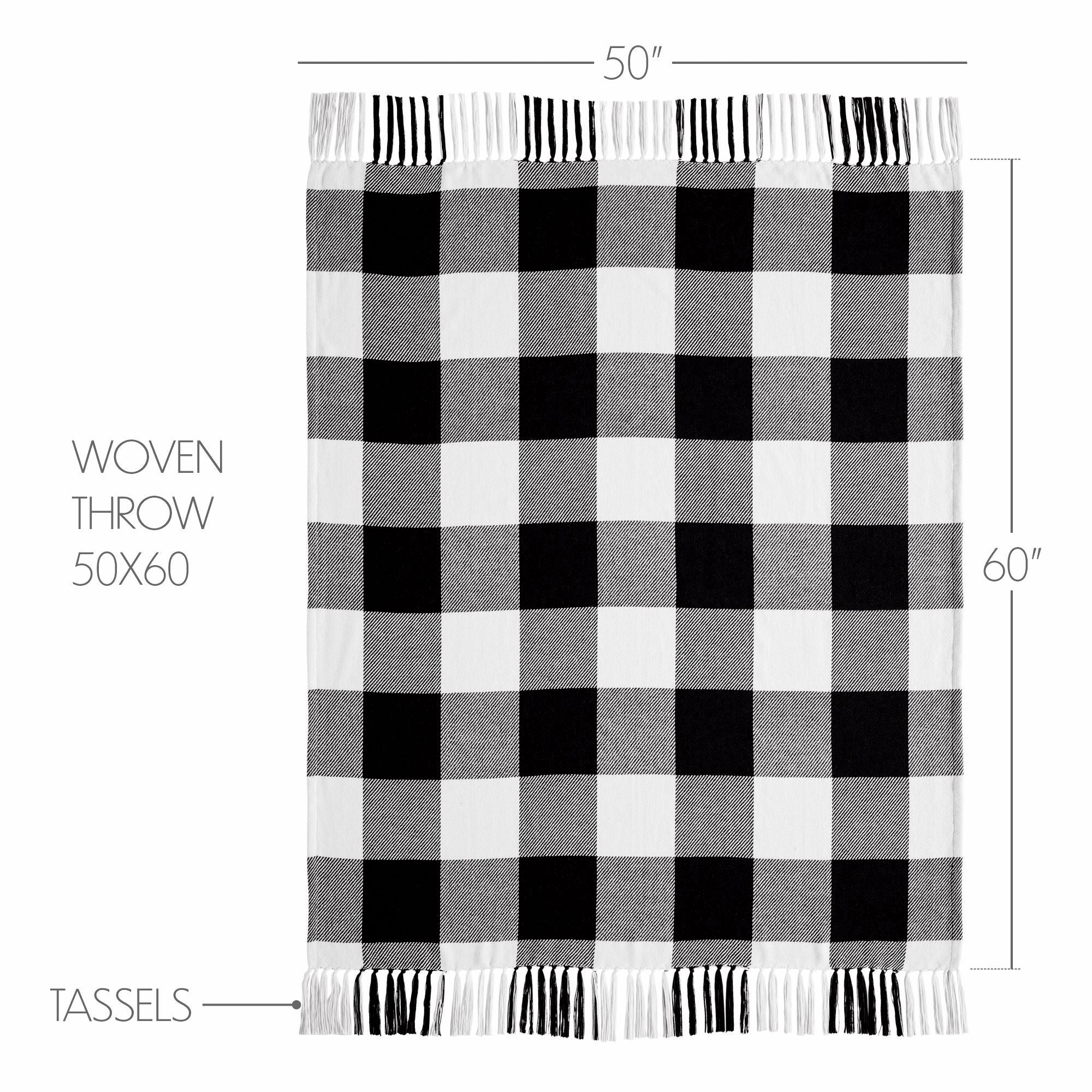 Sable Ann Check Woven Throw - Image 2