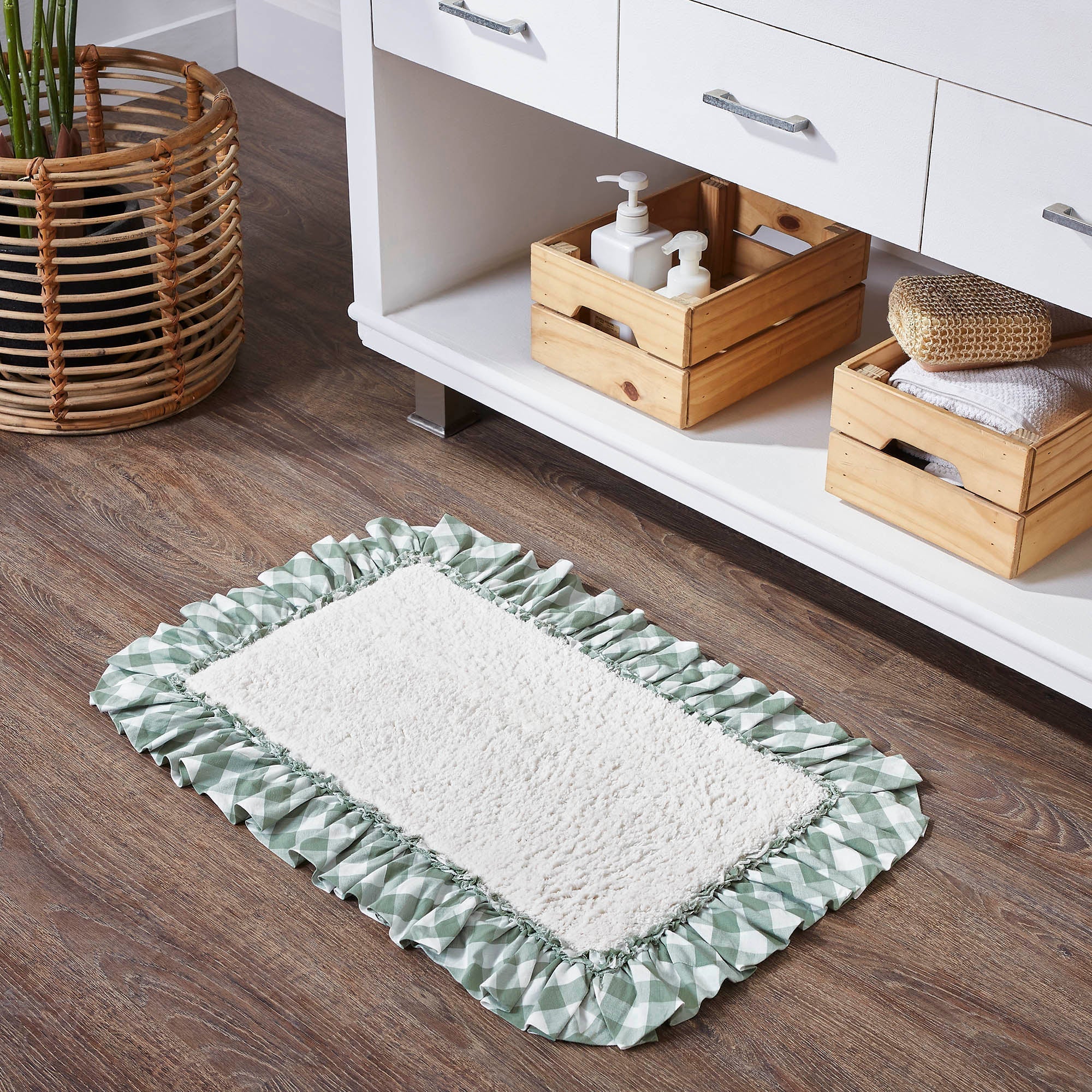 Sage Ann Buffalo Check Bath Mat - Image 2