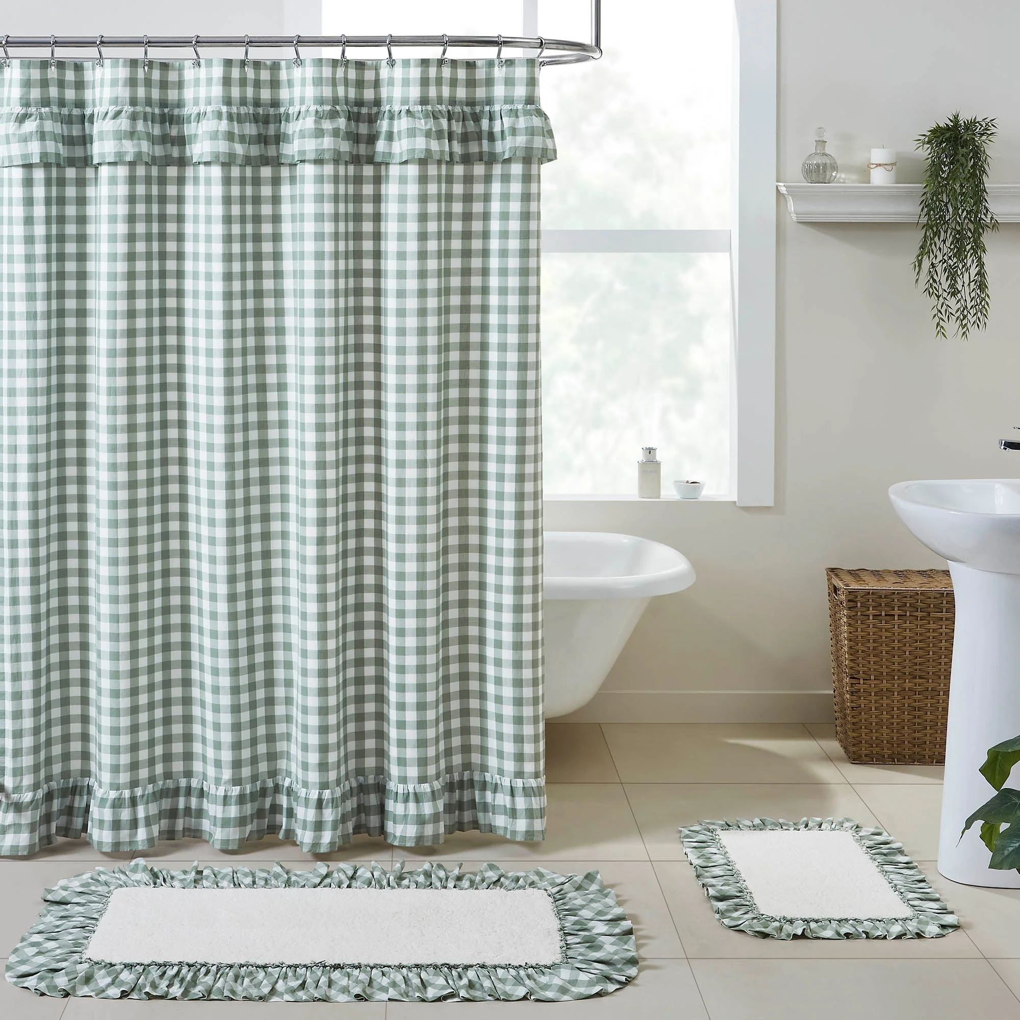 Sage Ann Buffalo Check Bath Mat - Image 3