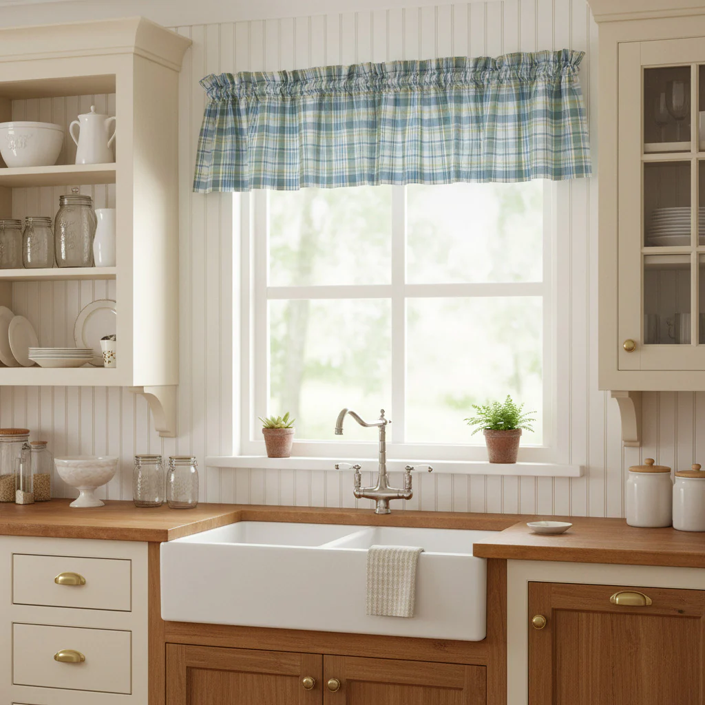 Cornflower Blue Valance - Image 6