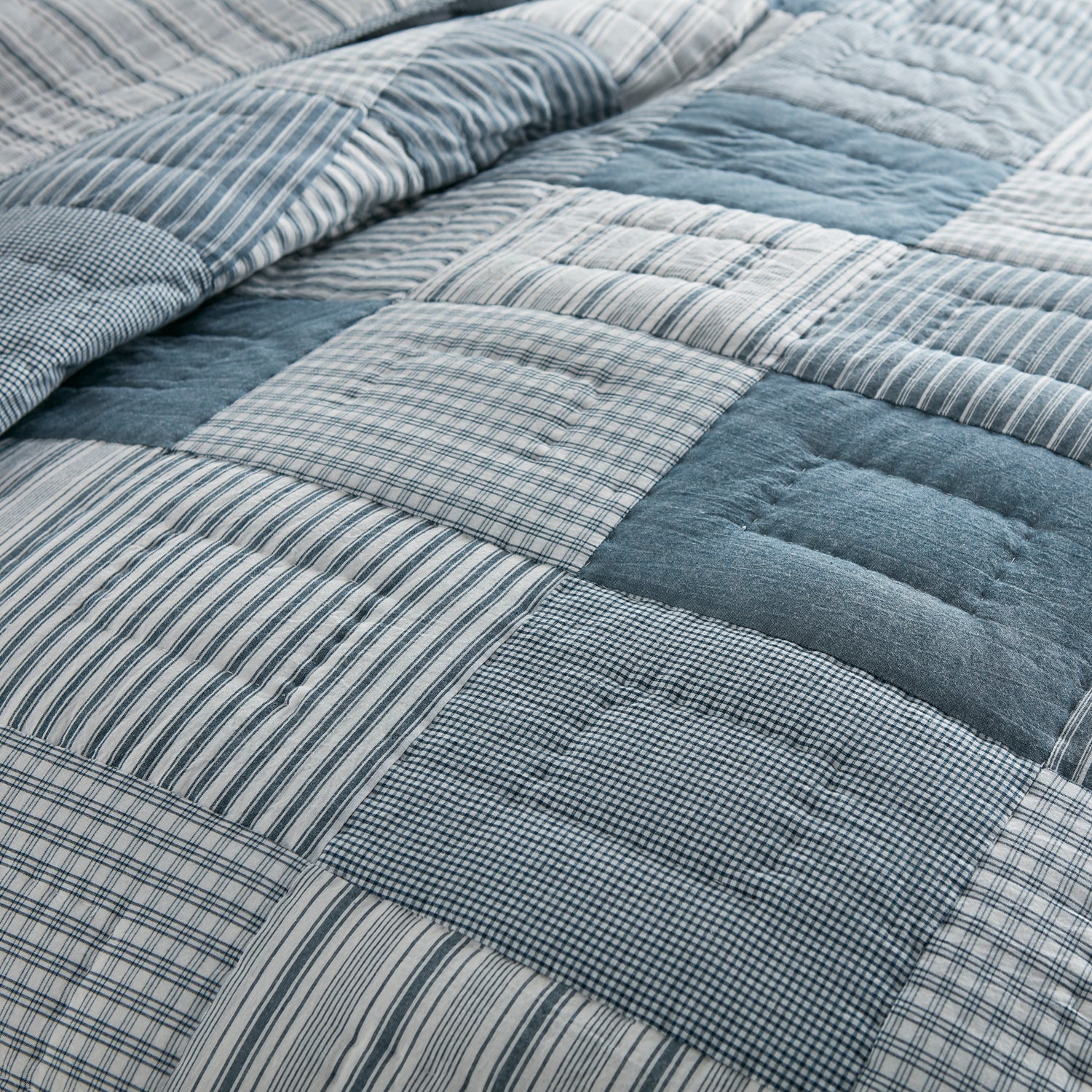 Farmstead Blue Quilt - Image 6