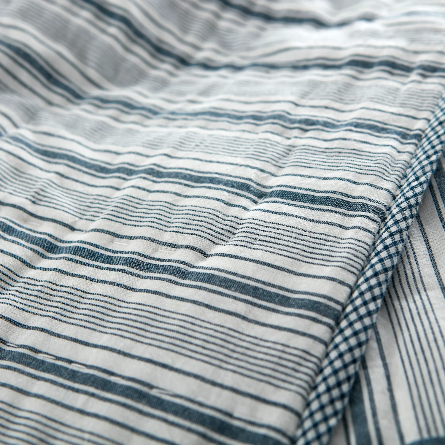 Farmstead Blue Quilt - Image 7