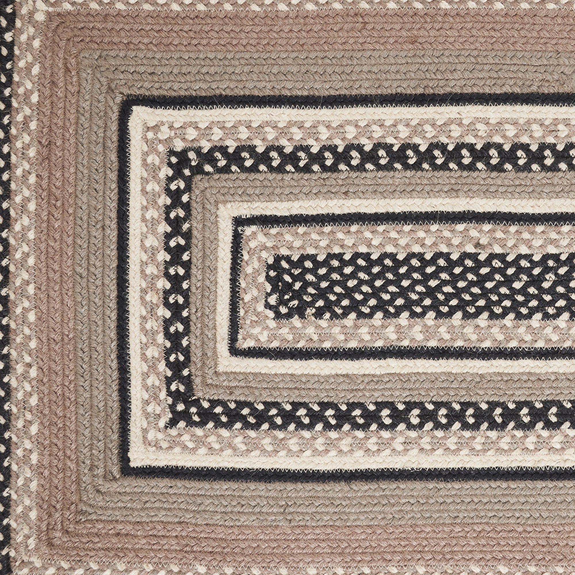 Farmstead Charcoal Collection Braided Rugs - Rectangle - Image 12