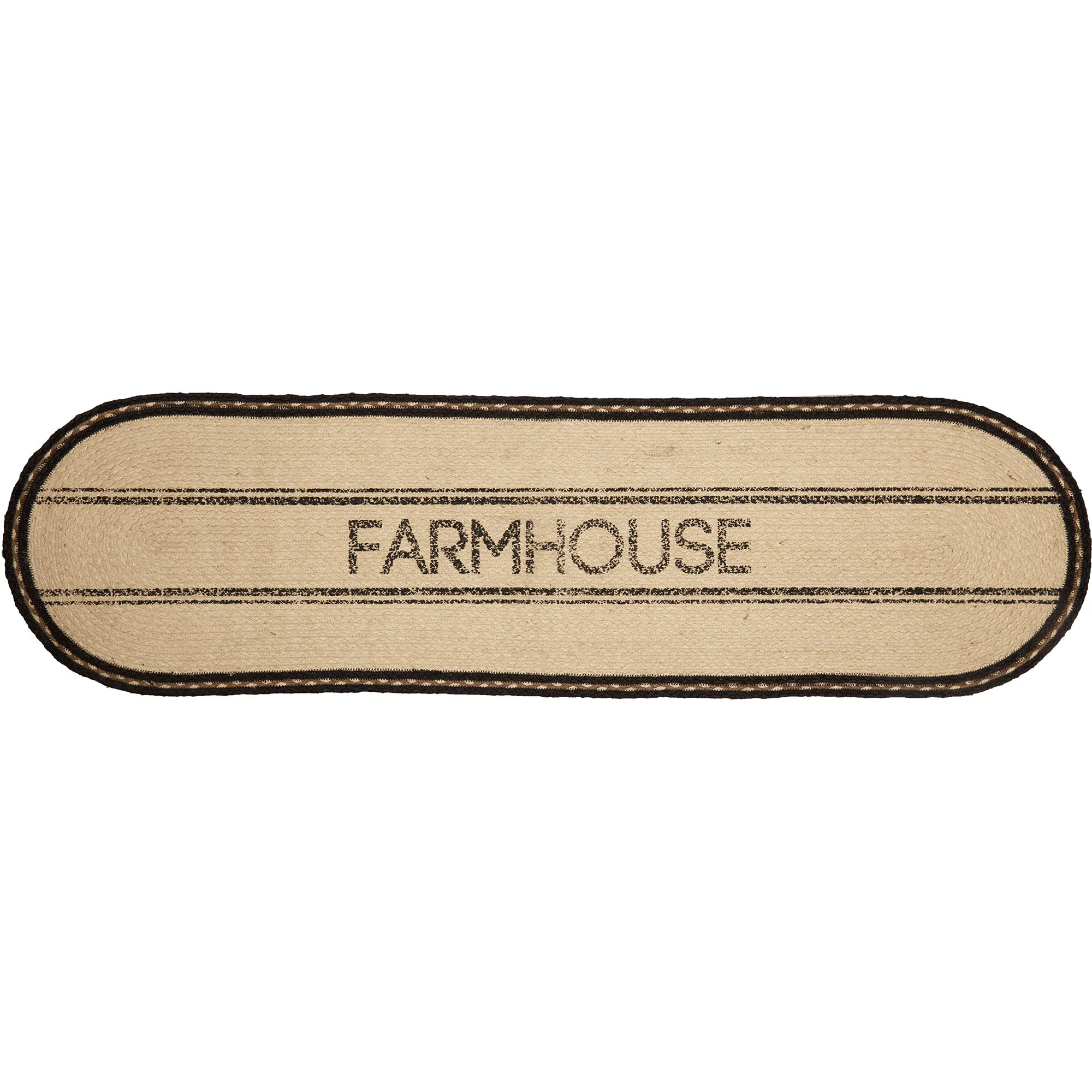 Farmstead Charcoal Farmhouse Braided Table Runners - Image 13