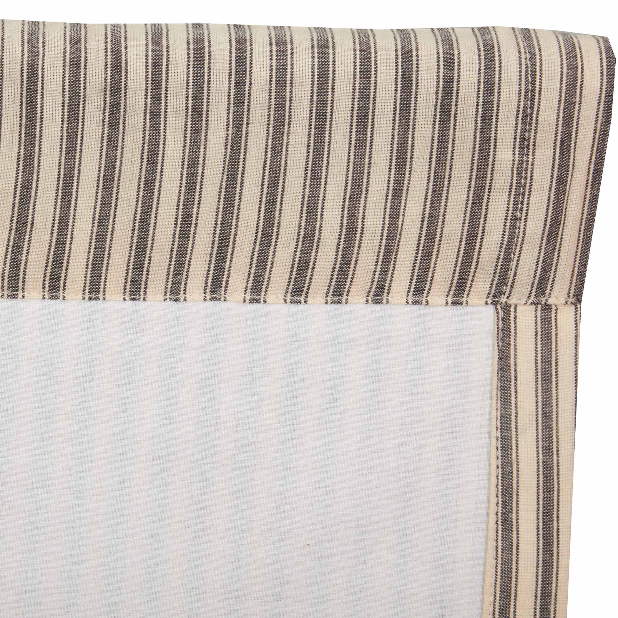 Farmstead Charcoal Patchwork Farmhouse Valance - Image 8