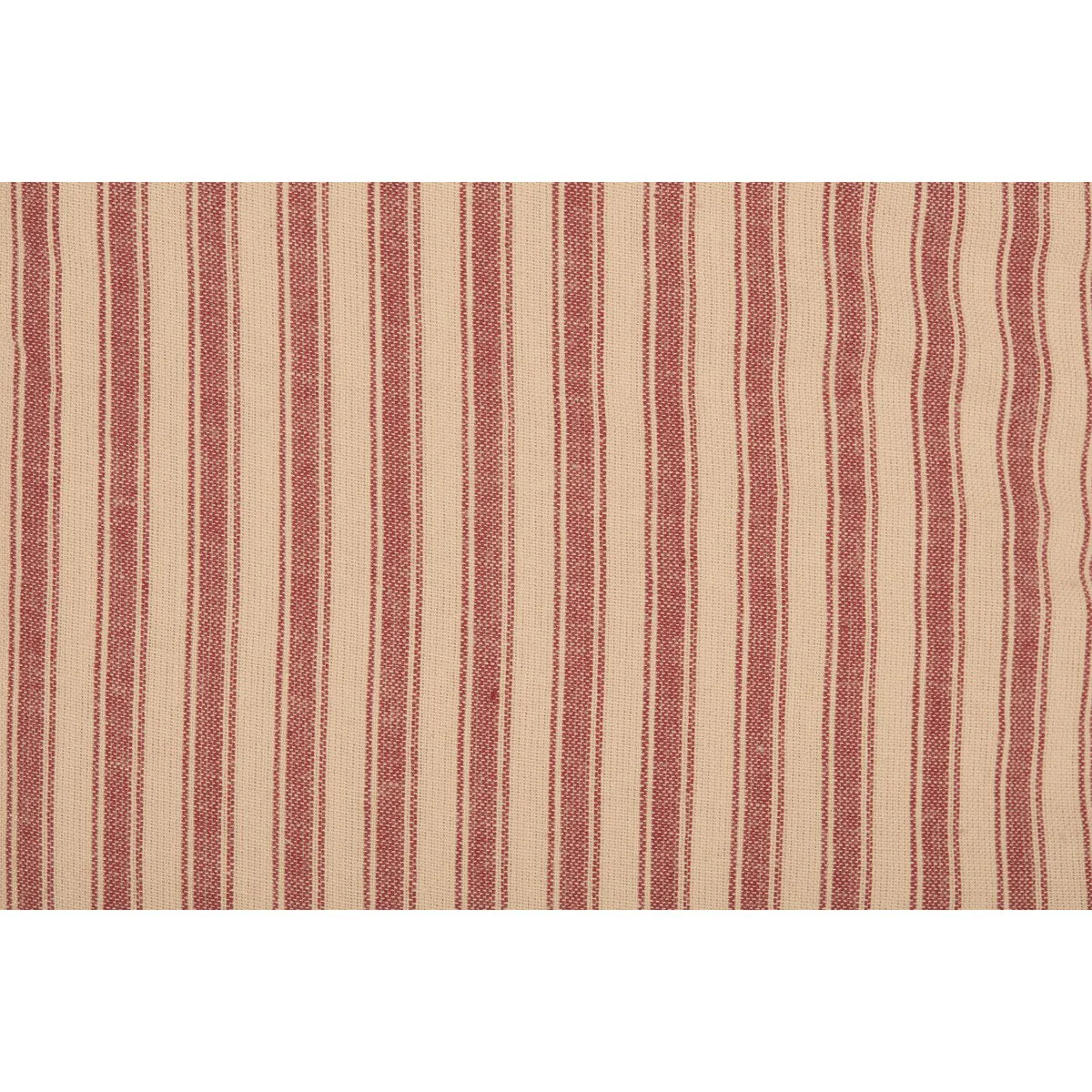 Farmstead Red and Tan Ticking Stripe Stocking - Image 4