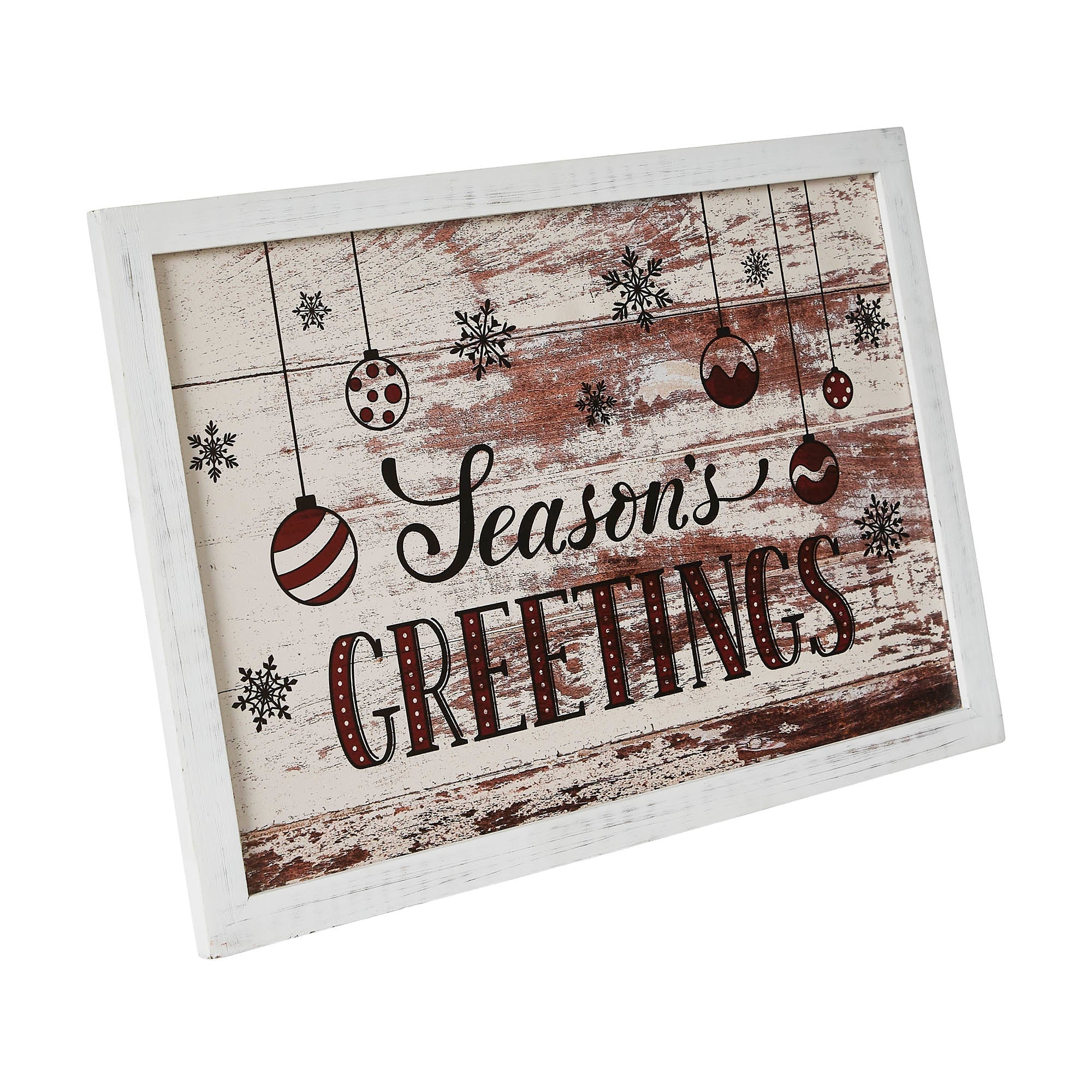 Season's Greetings Ornaments Wall Hanging Sign - Image 5