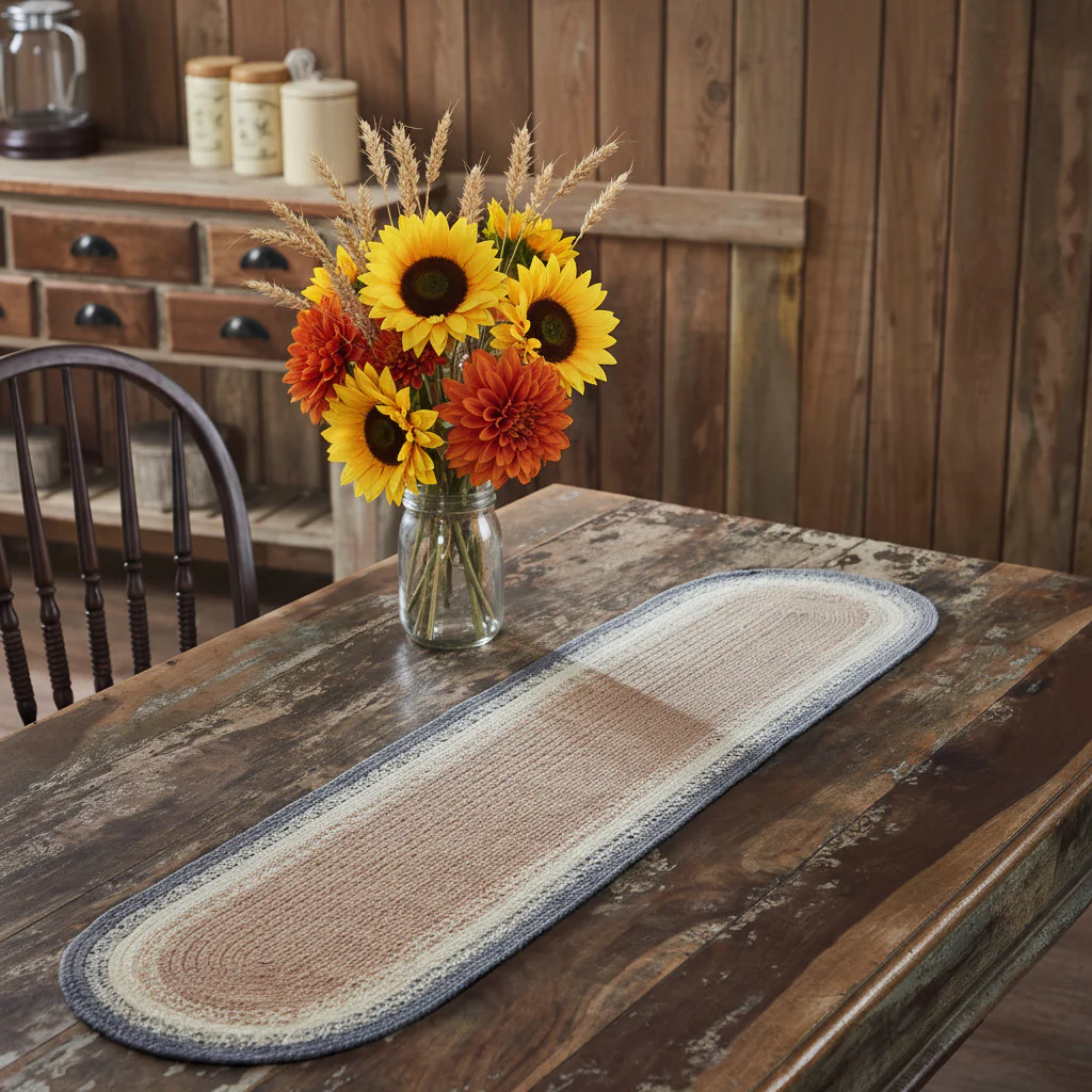 Serene Haven Braided Table Runner - Image 2