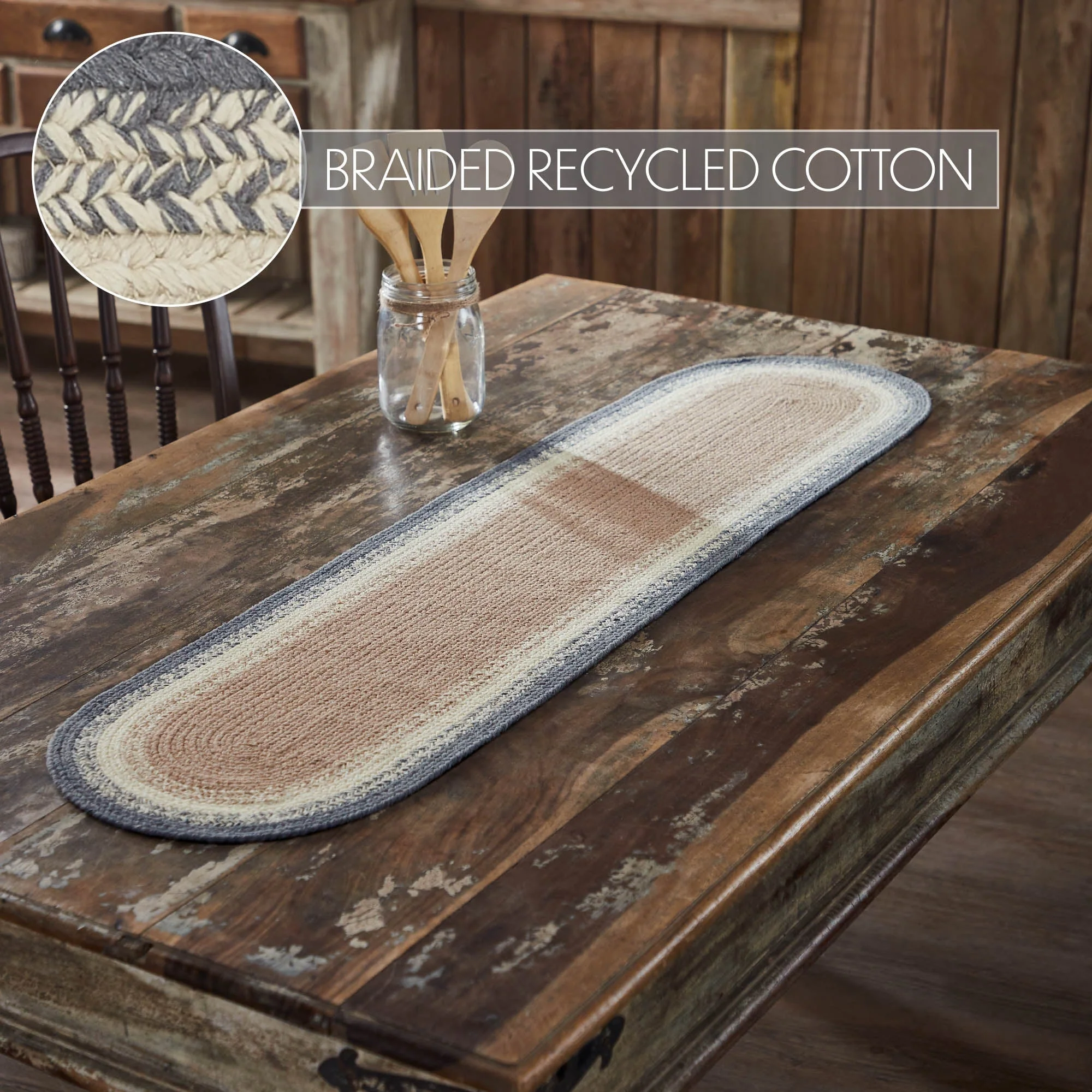 Serene Haven Braided Table Runner - Image 4