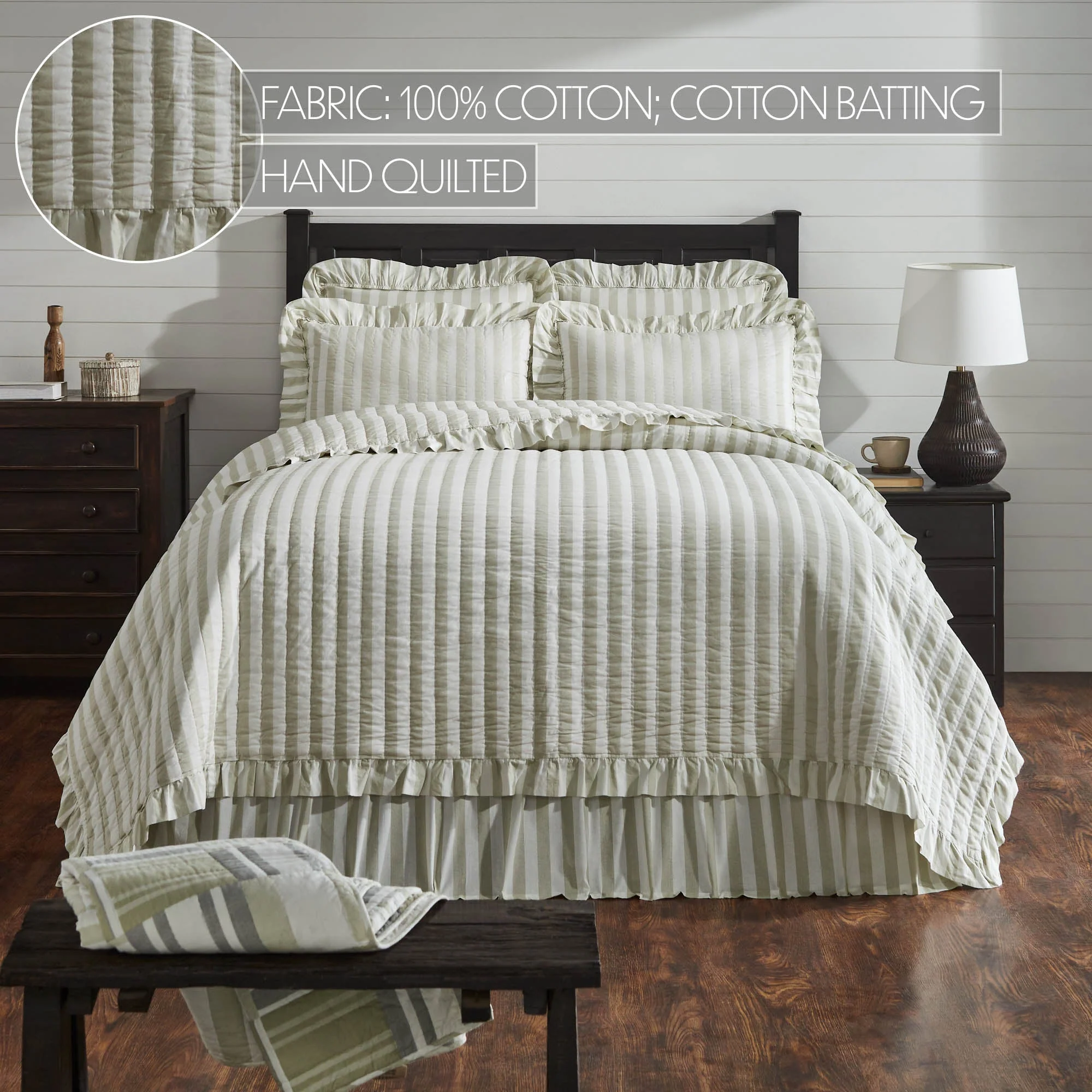 Serene Haven Ruffled Quilt - Image 3