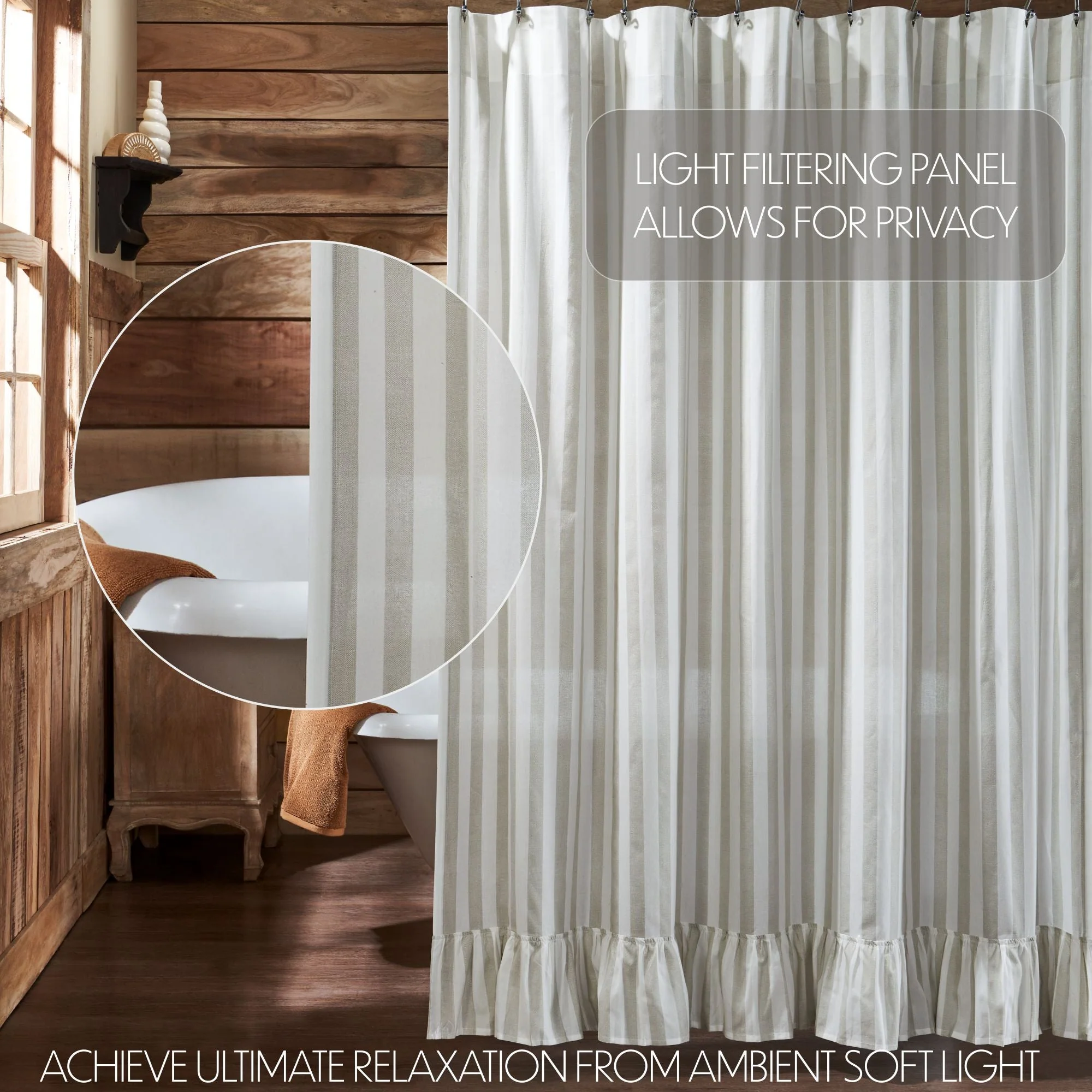 Serene Haven Shower Curtain - Image 2