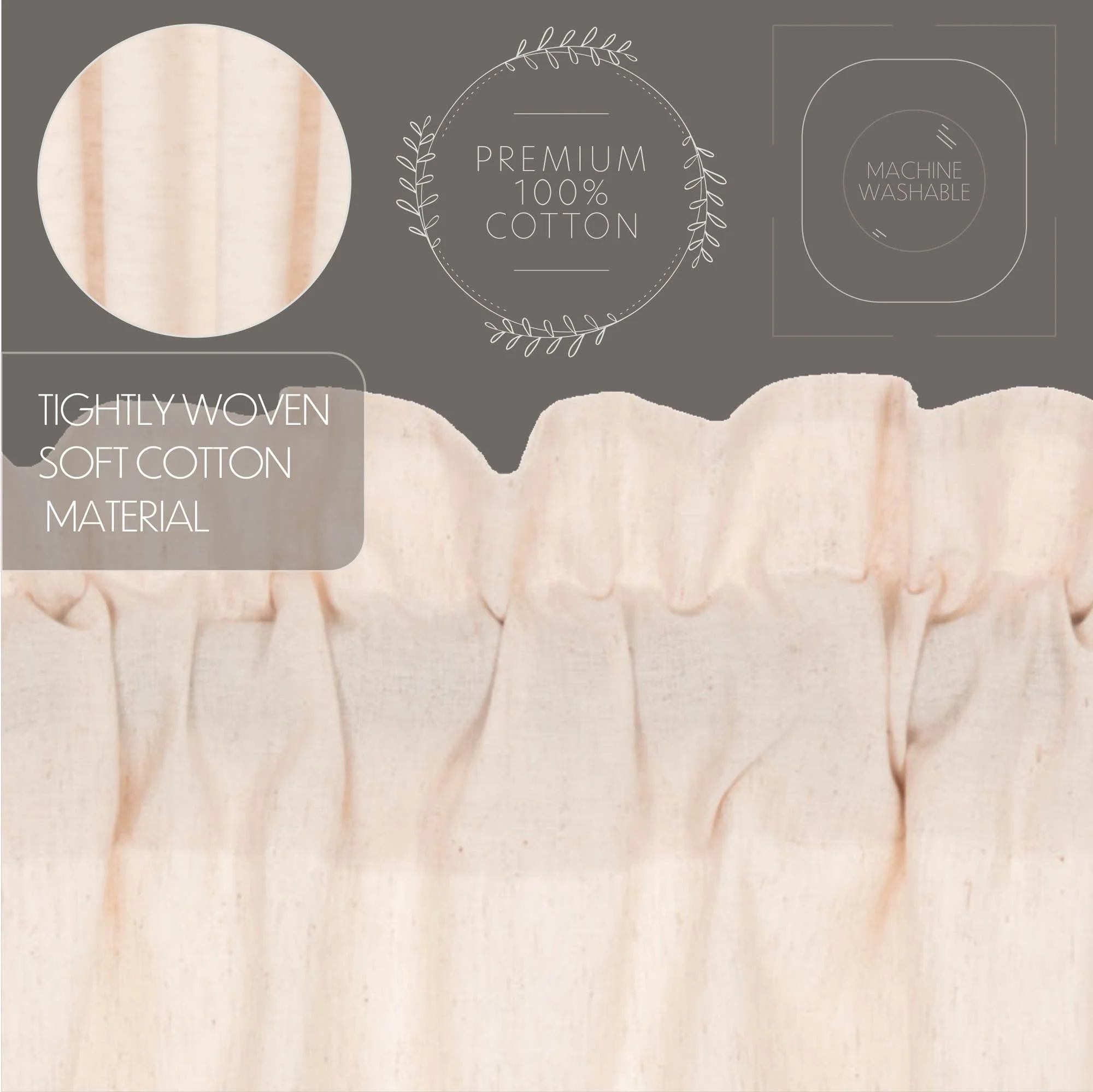 Simmington Natural Panel Curtains - Image 5