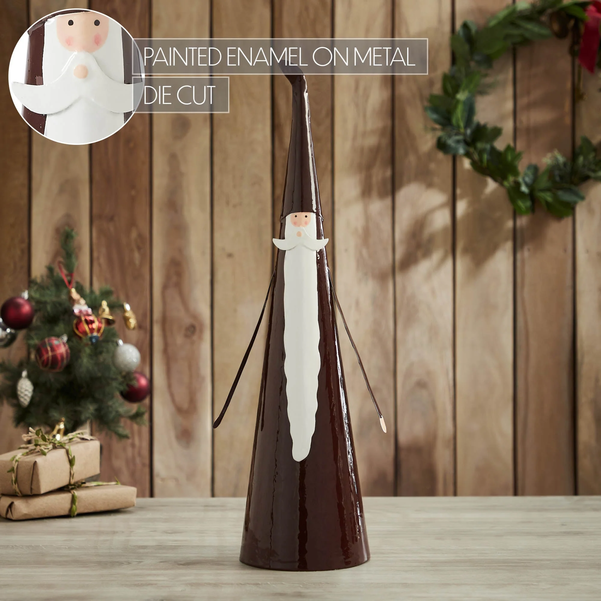 Skinny Santa Metal Figurine - Image 8