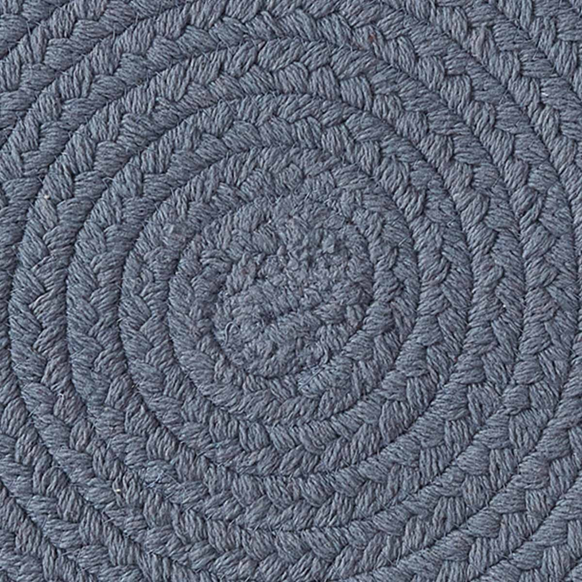 Solid Marine Blue Braided Placemats - Image 3