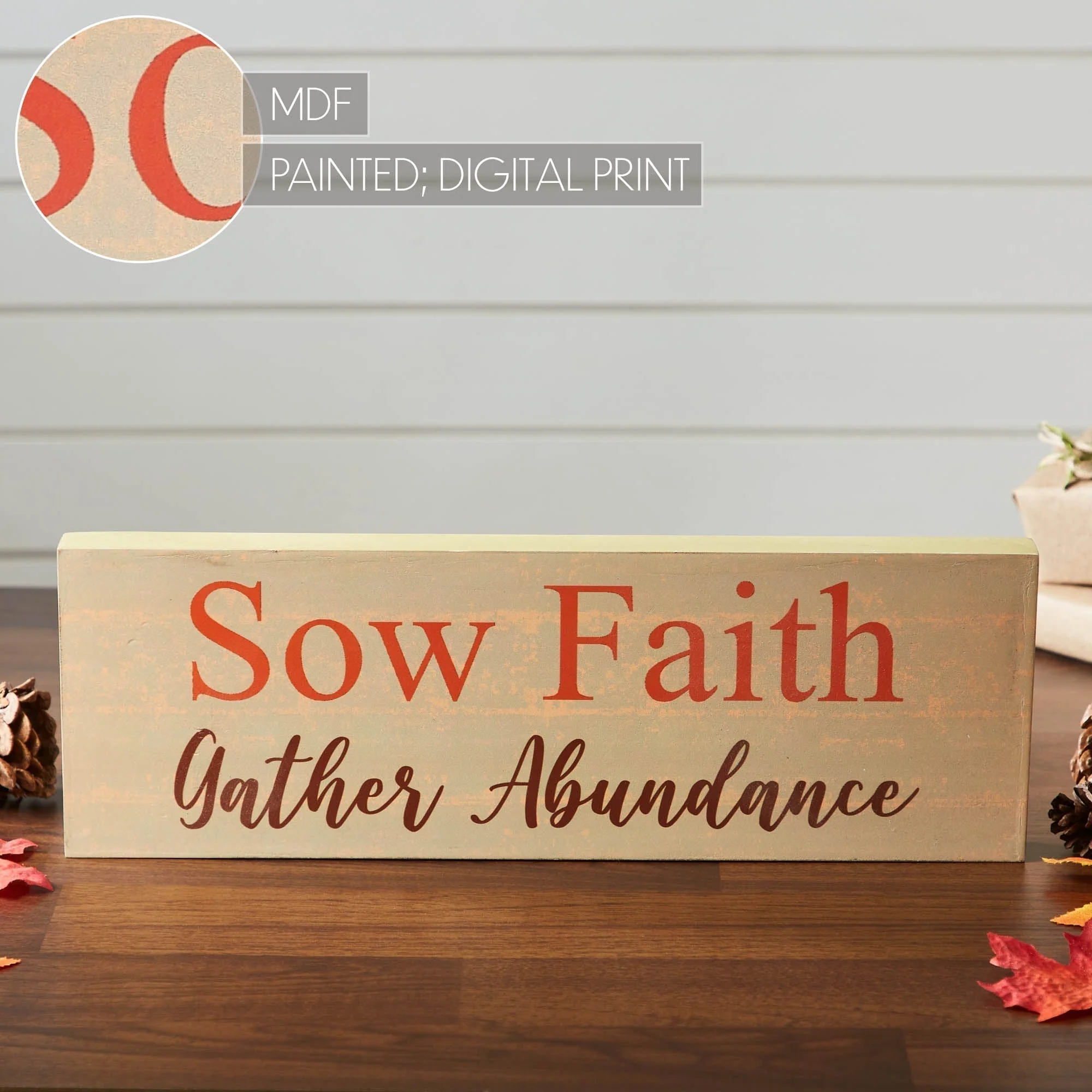 Sow Faith Gather Abundance Sign - Image 6
