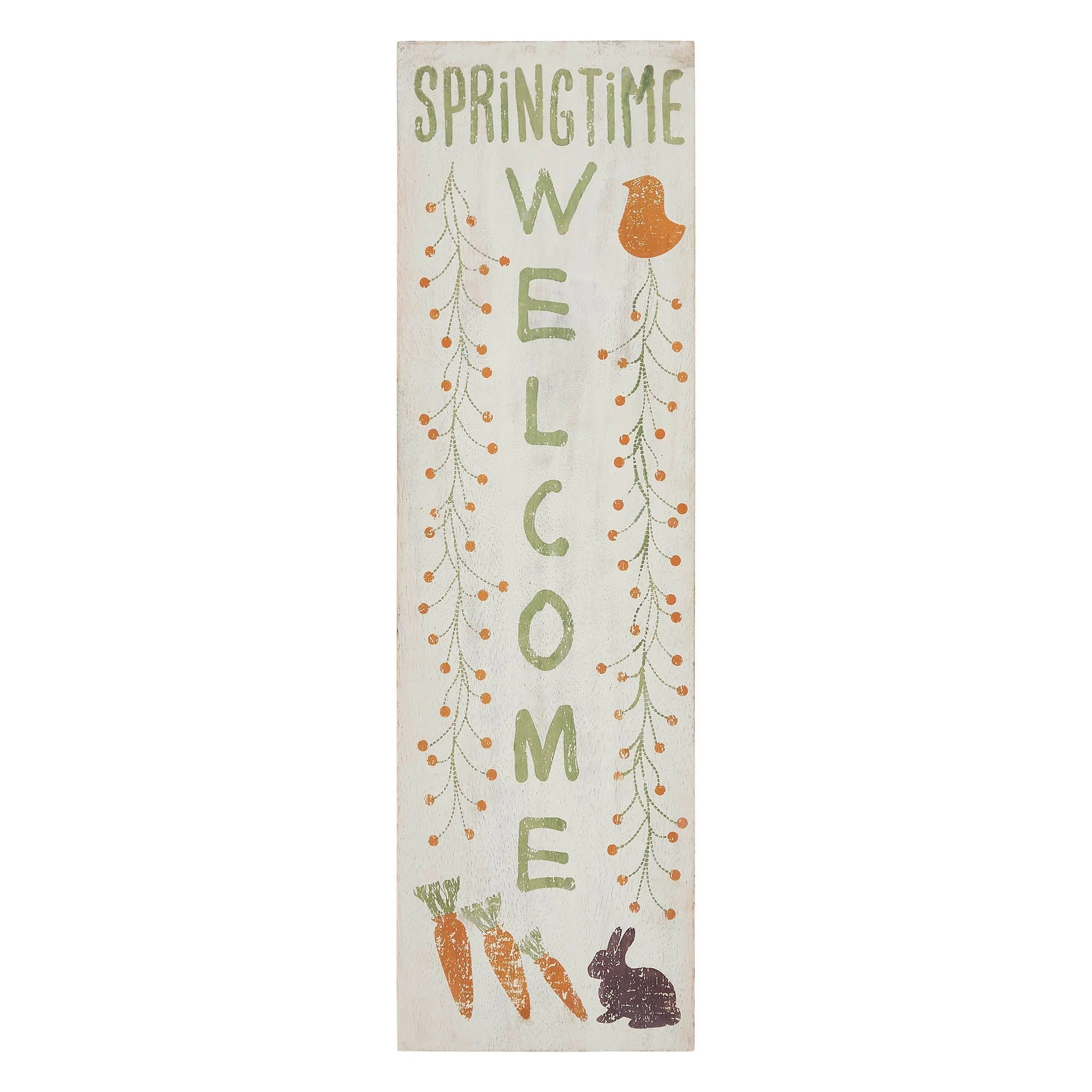 Springtime Welcome Wooden Sign - Image 4