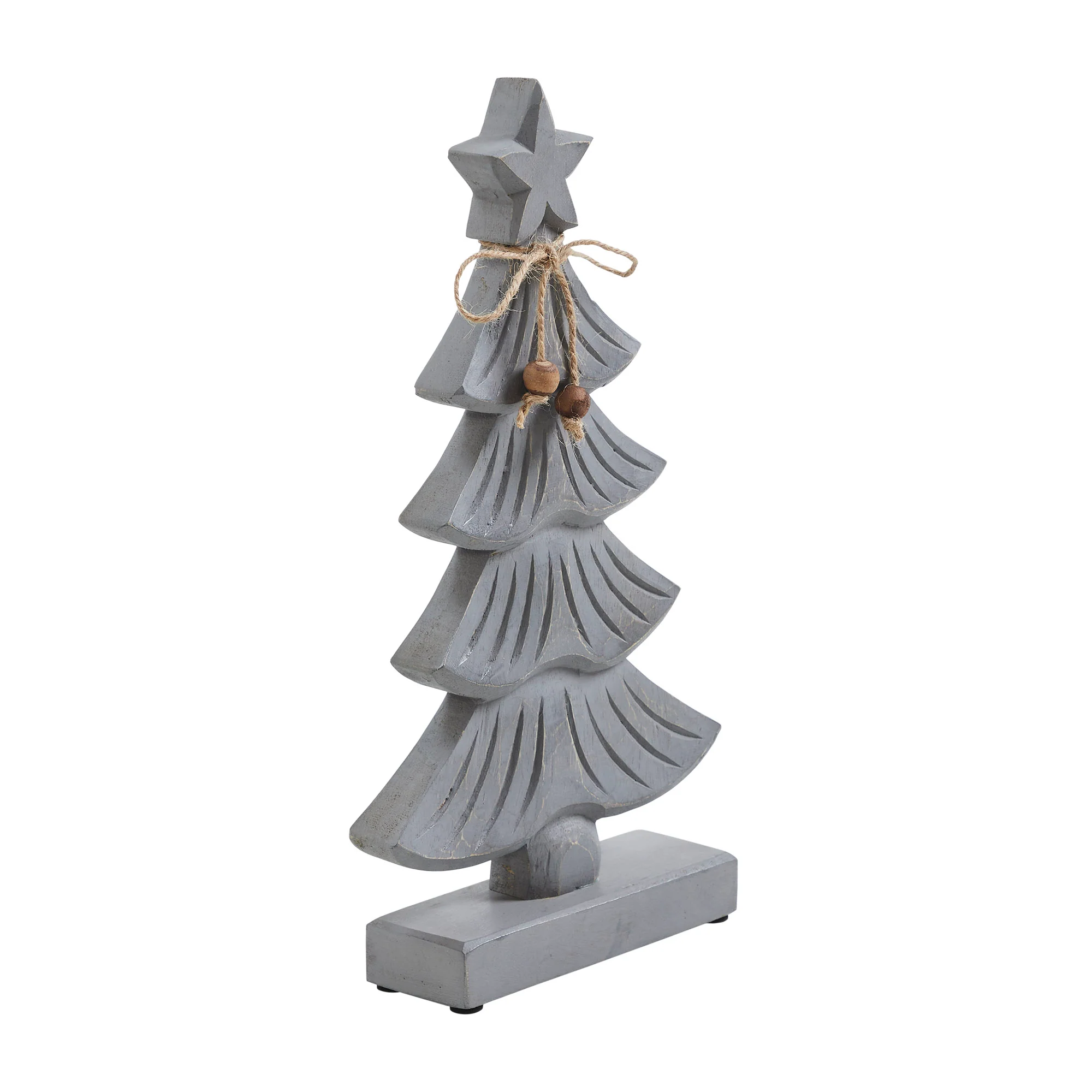Starry Pine Distressed Grey Wooden Tree - Image 7