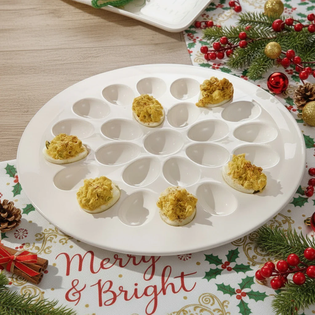 Stoneware Deviled Egg Platter - Image 2