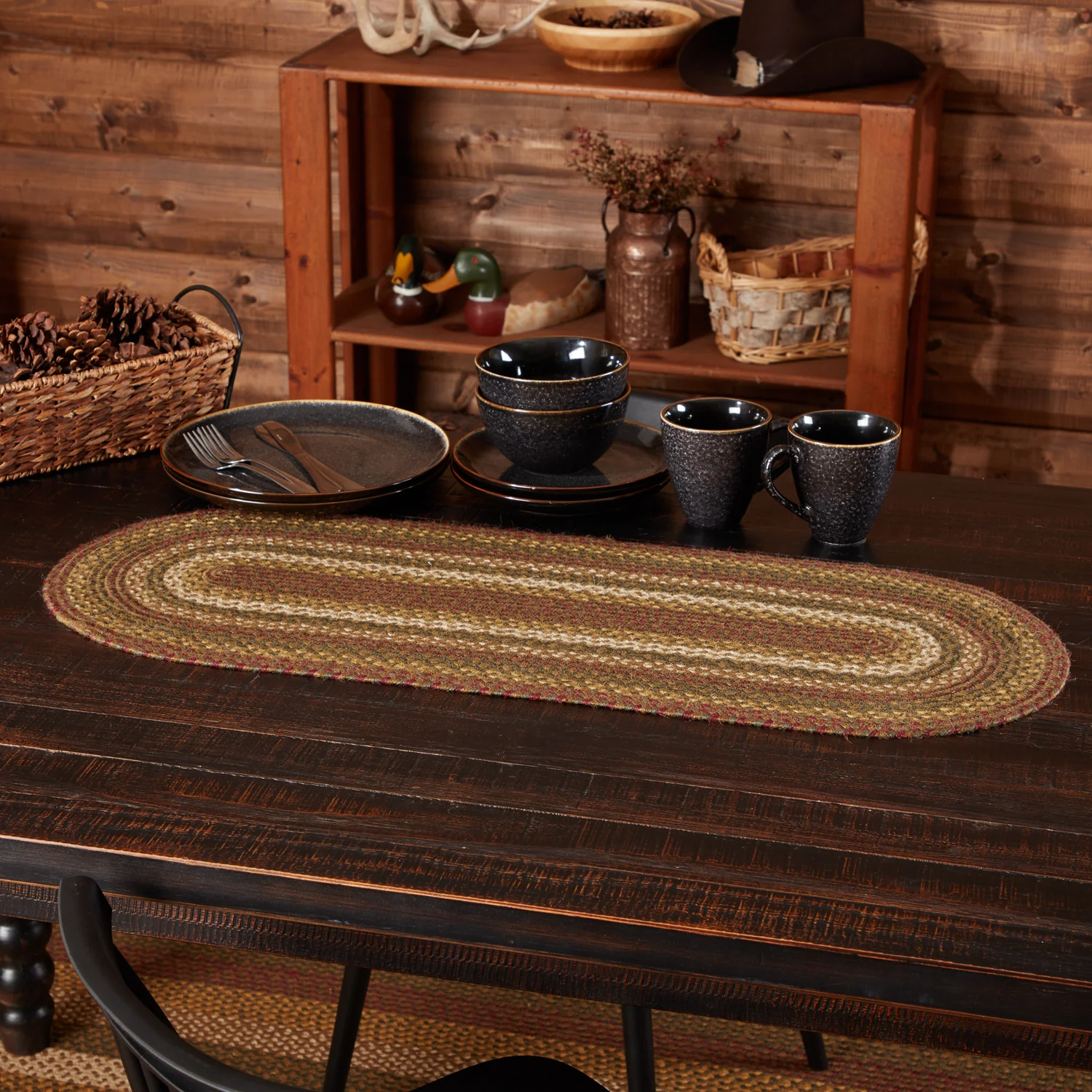 Cabin Patch Braided Table Runners - Image 3
