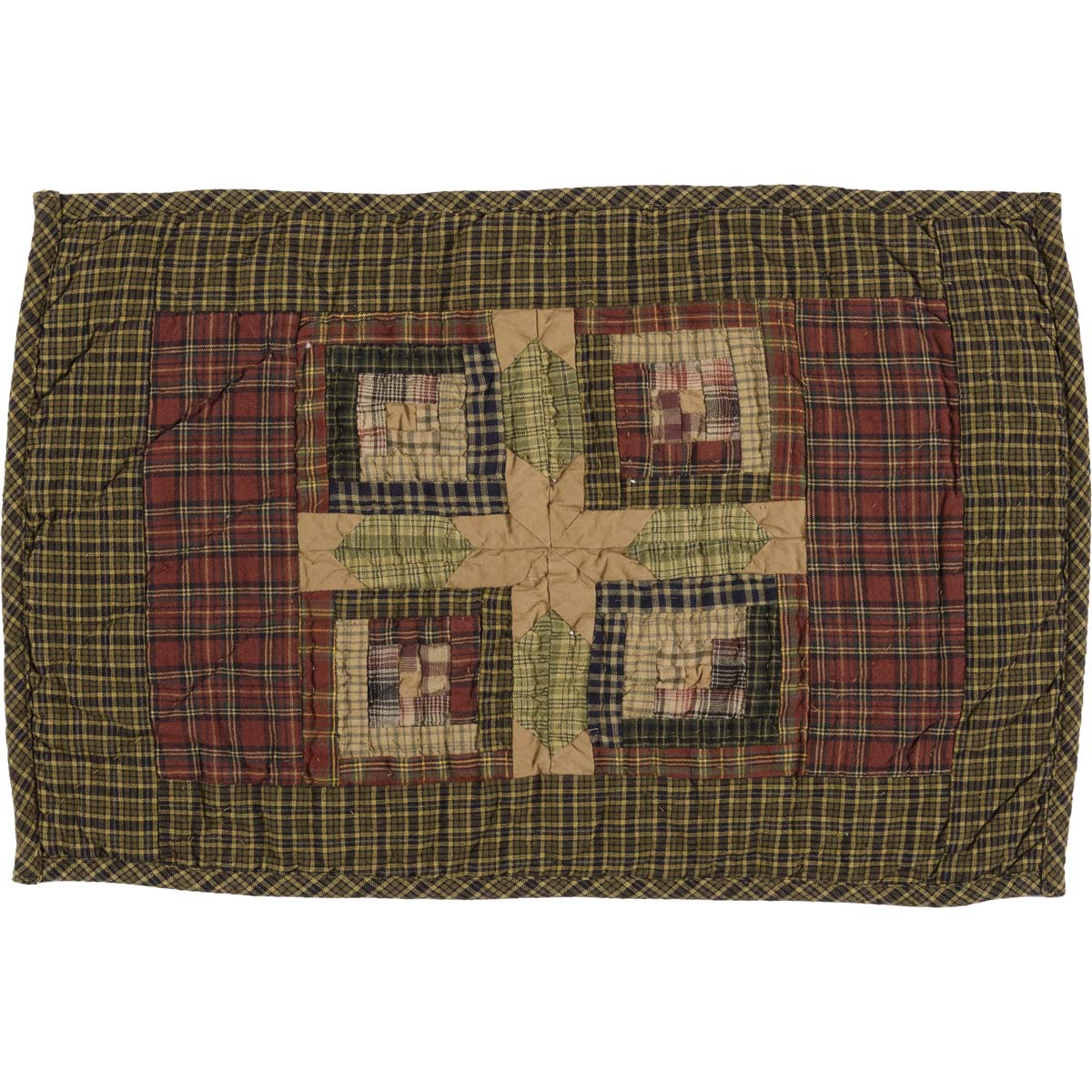 Cabin Patchwork Quilted Placemats - Set of 6 - Image 7
