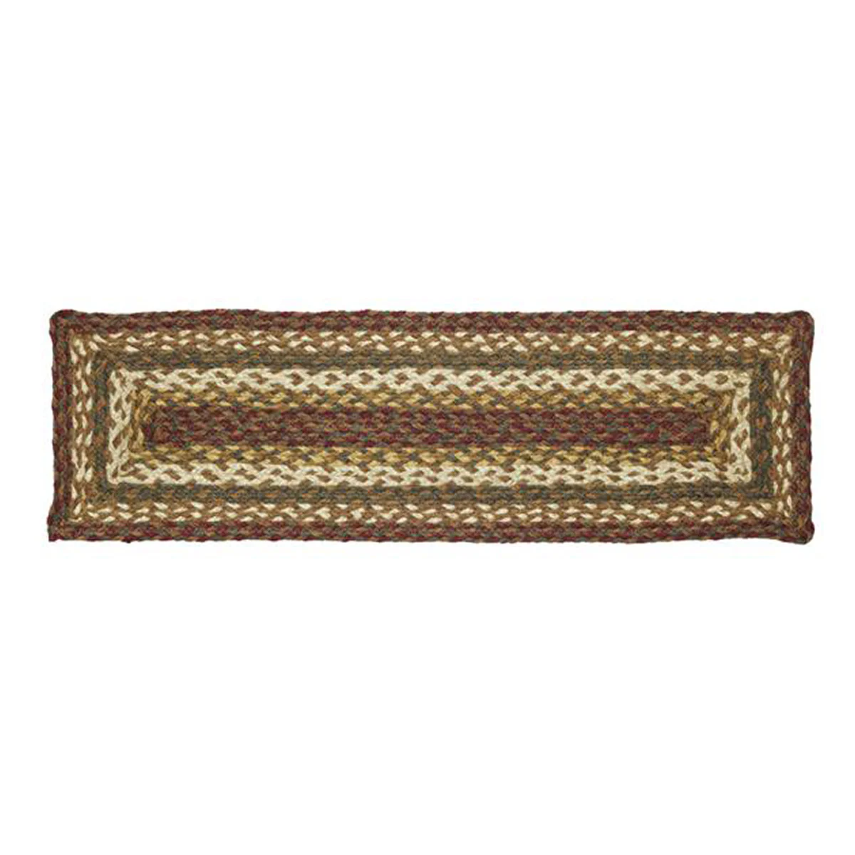 Cabin Patch Braided Stair Tread Rug - Rectangle - Image 2
