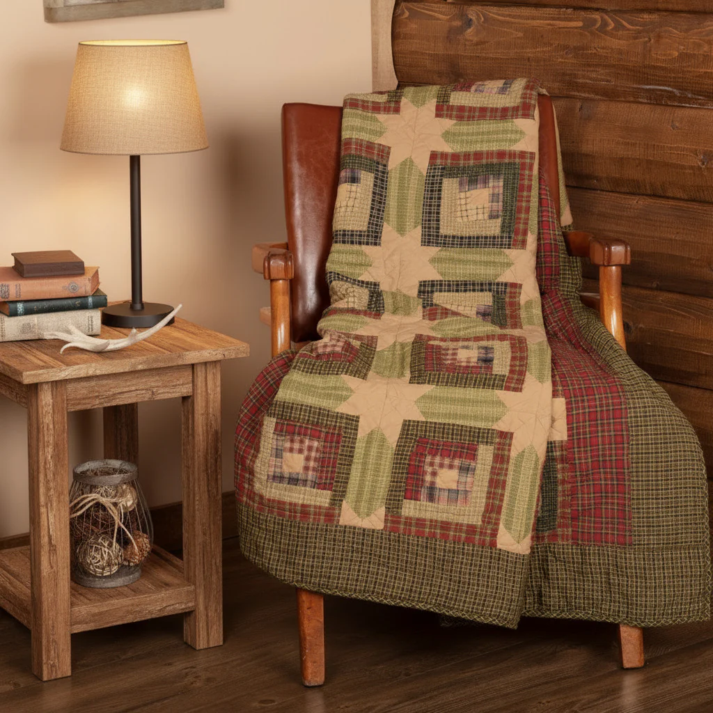 Cabin Patchwork Throw - Image 2