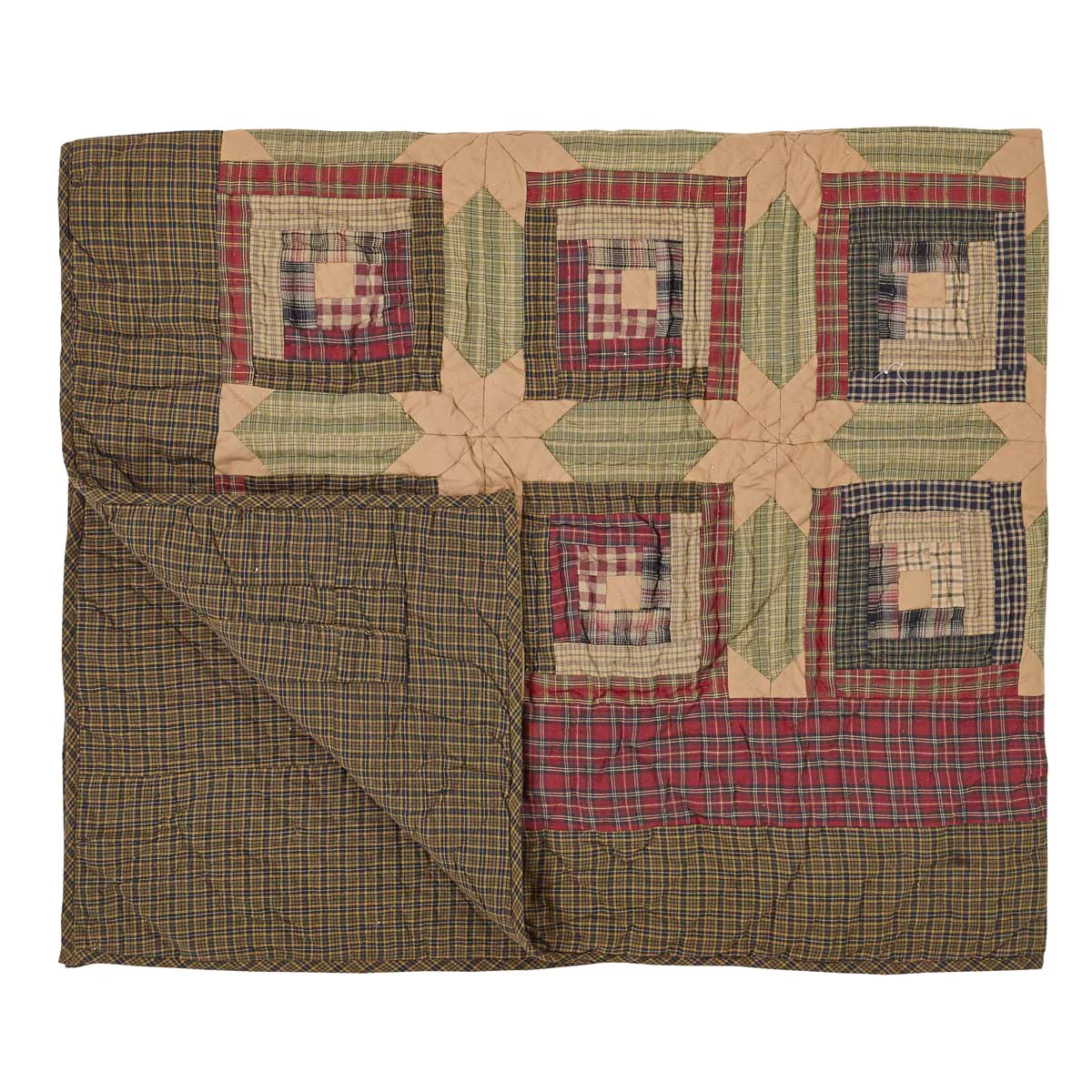 Cabin Patchwork Throw - Image 5