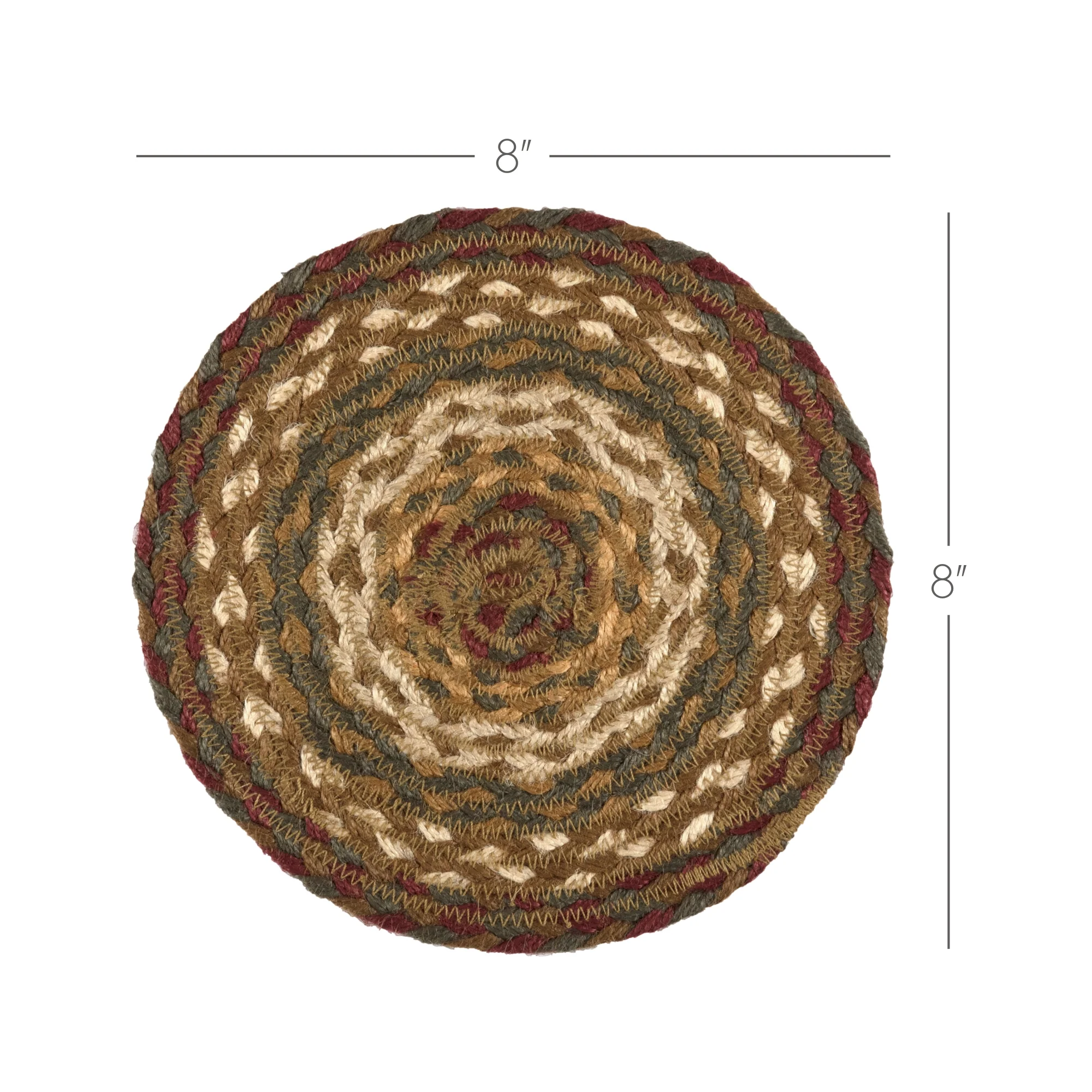 Cabin Patch Braided Trivet - Image 3