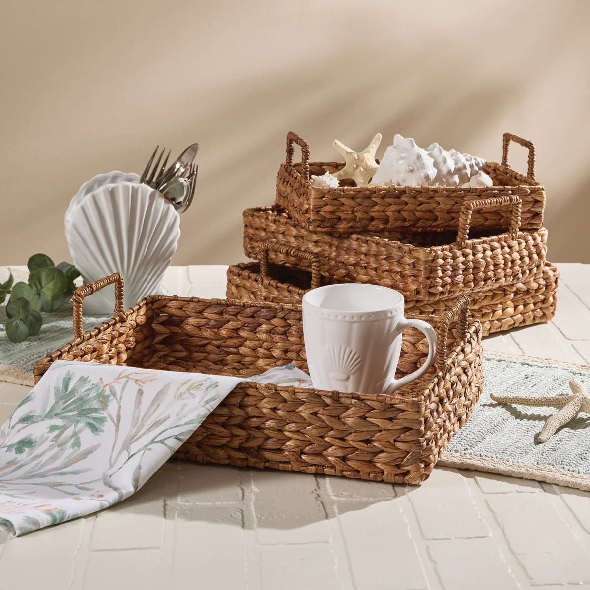 Cinthia Tray Baskets Set of 4