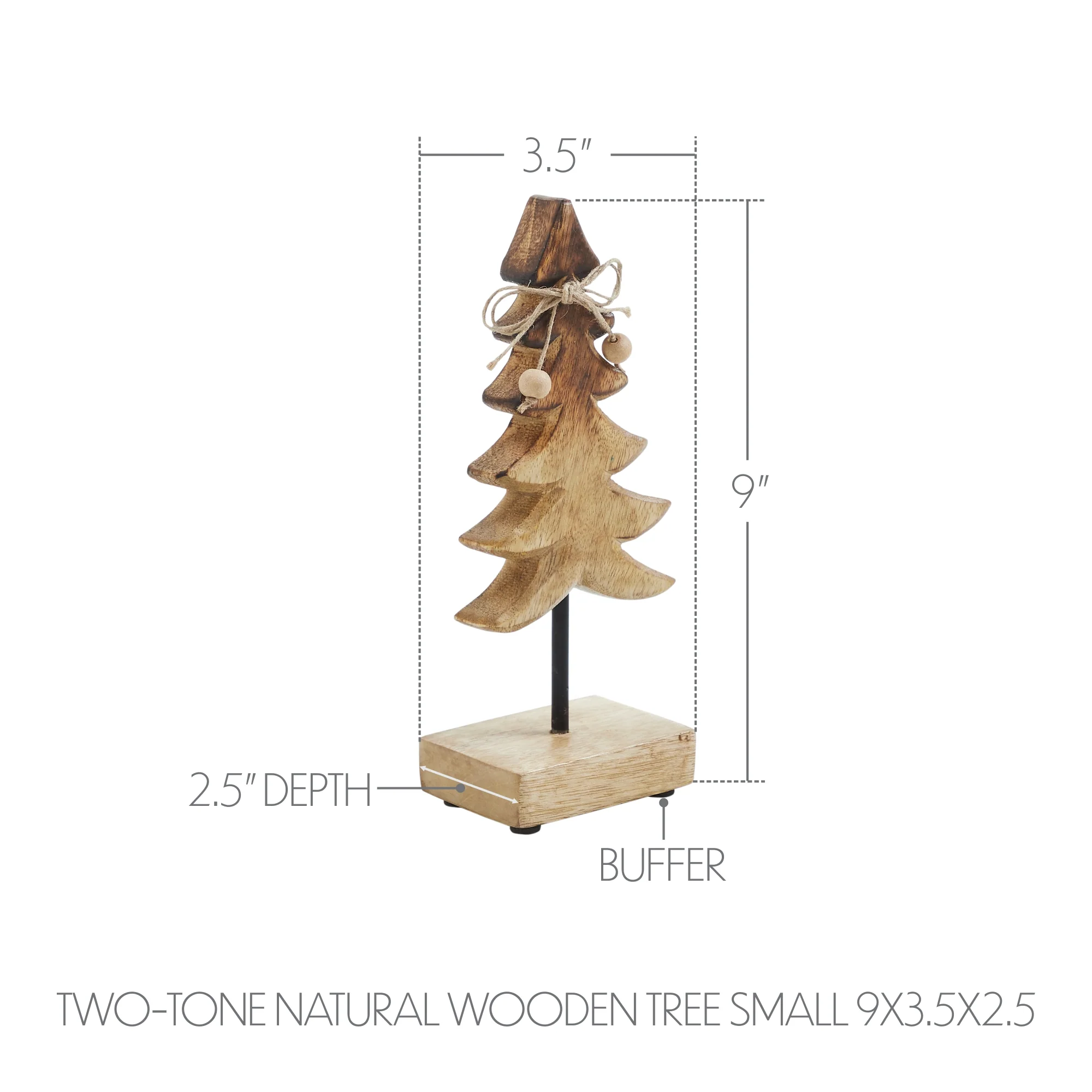 Two-Tone Natural Wooden Tree - Image 4