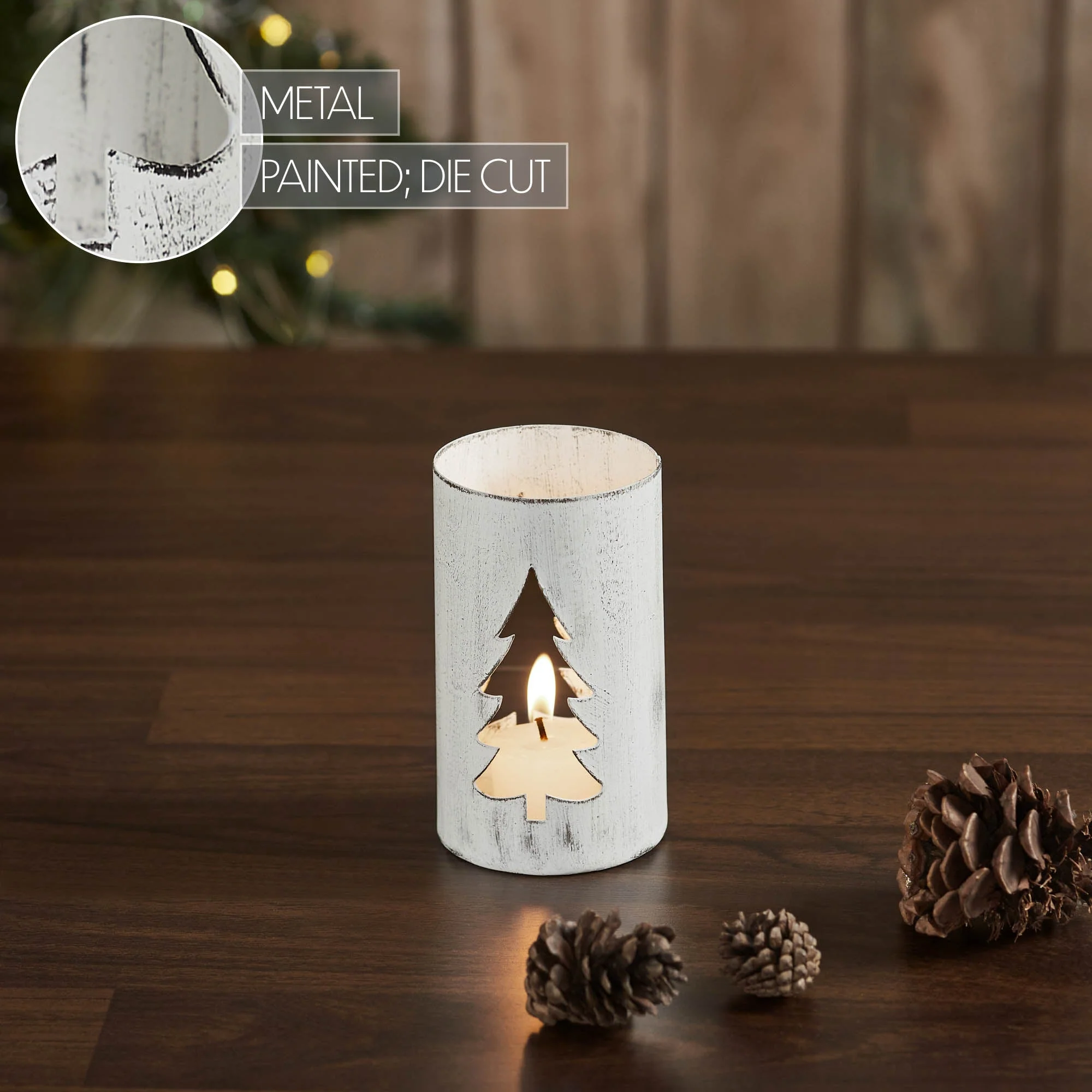 Votive Candle Holder Christmas Tree - Image 4