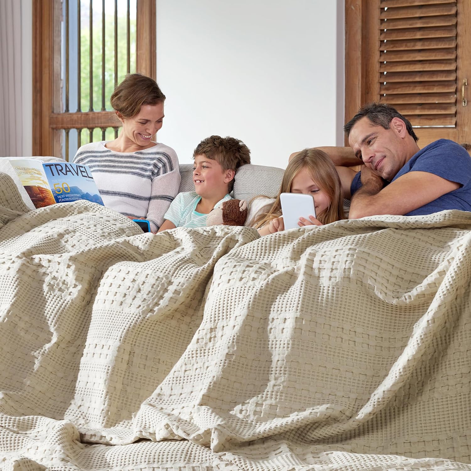 Weaverton Natural Blanket - Image 4