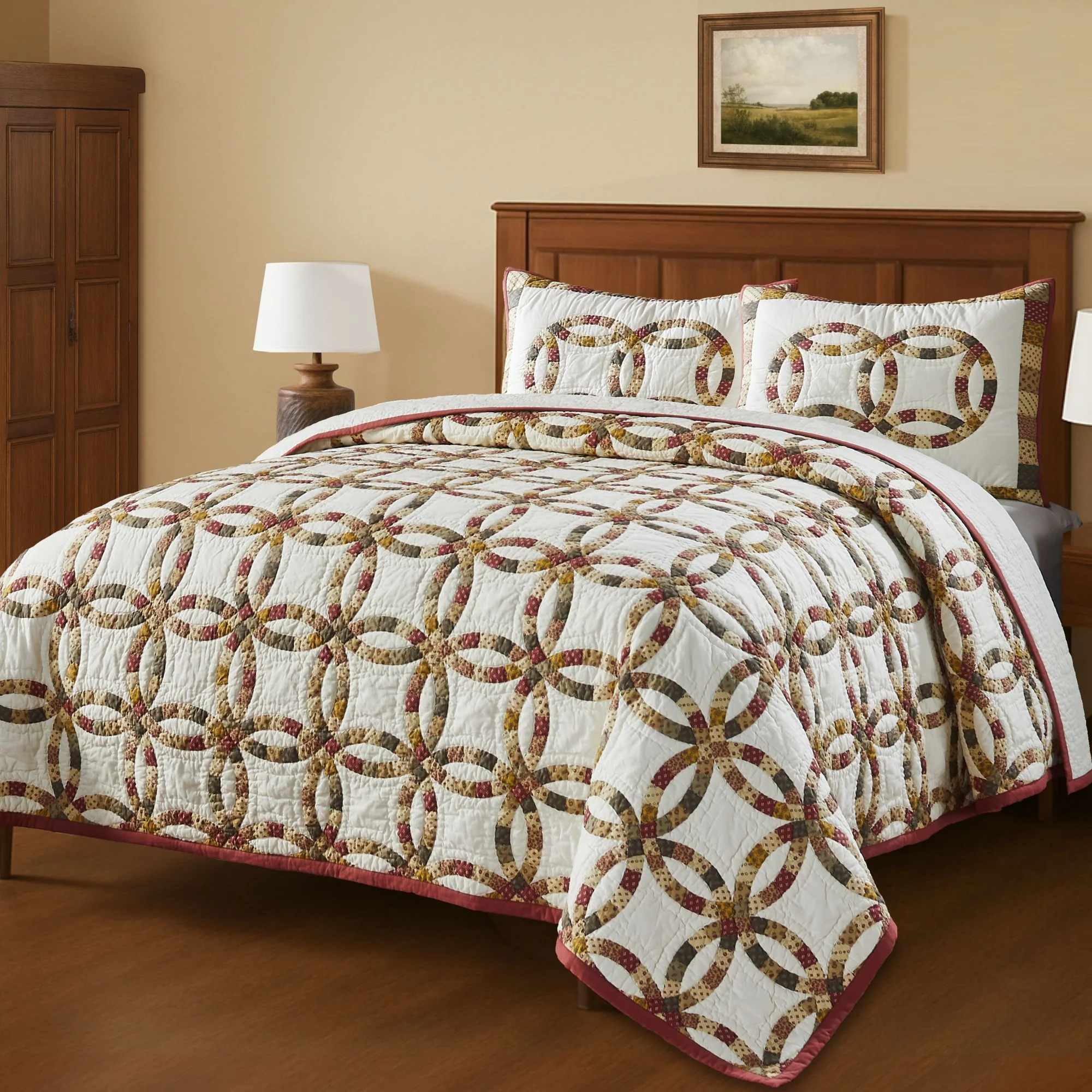 Wedding Rings Quilt Set - Image 2
