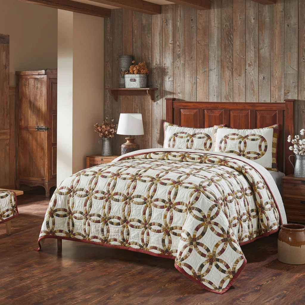 Wedding Rings Quilt Set - Image 3