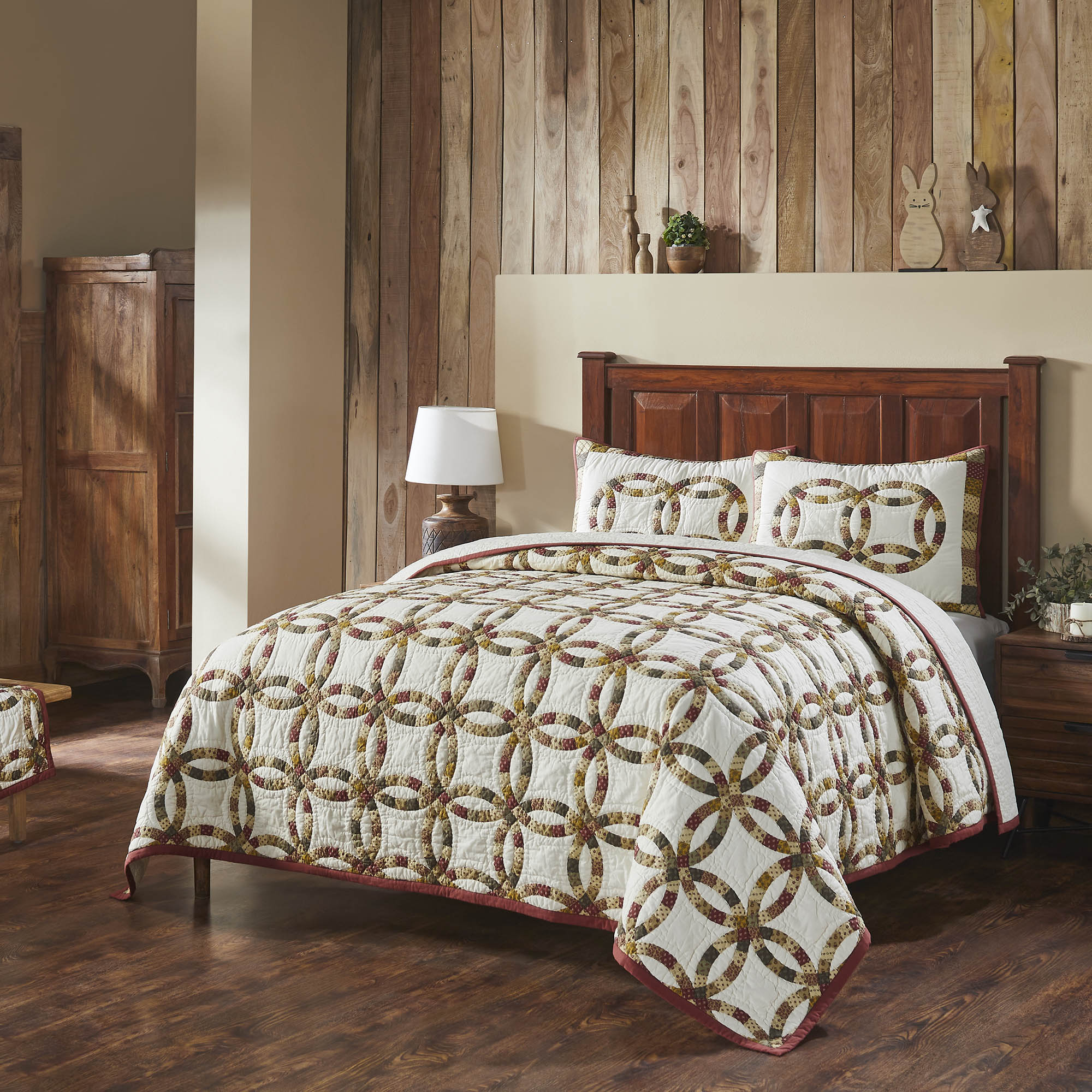 Wedding Rings Quilt Set - Image 4