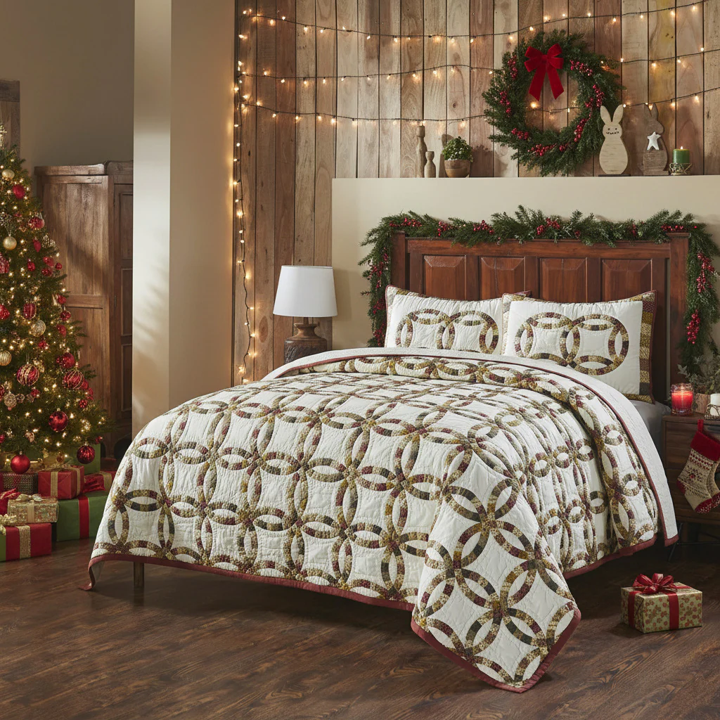 Wedding Rings Quilt Set - Image 6