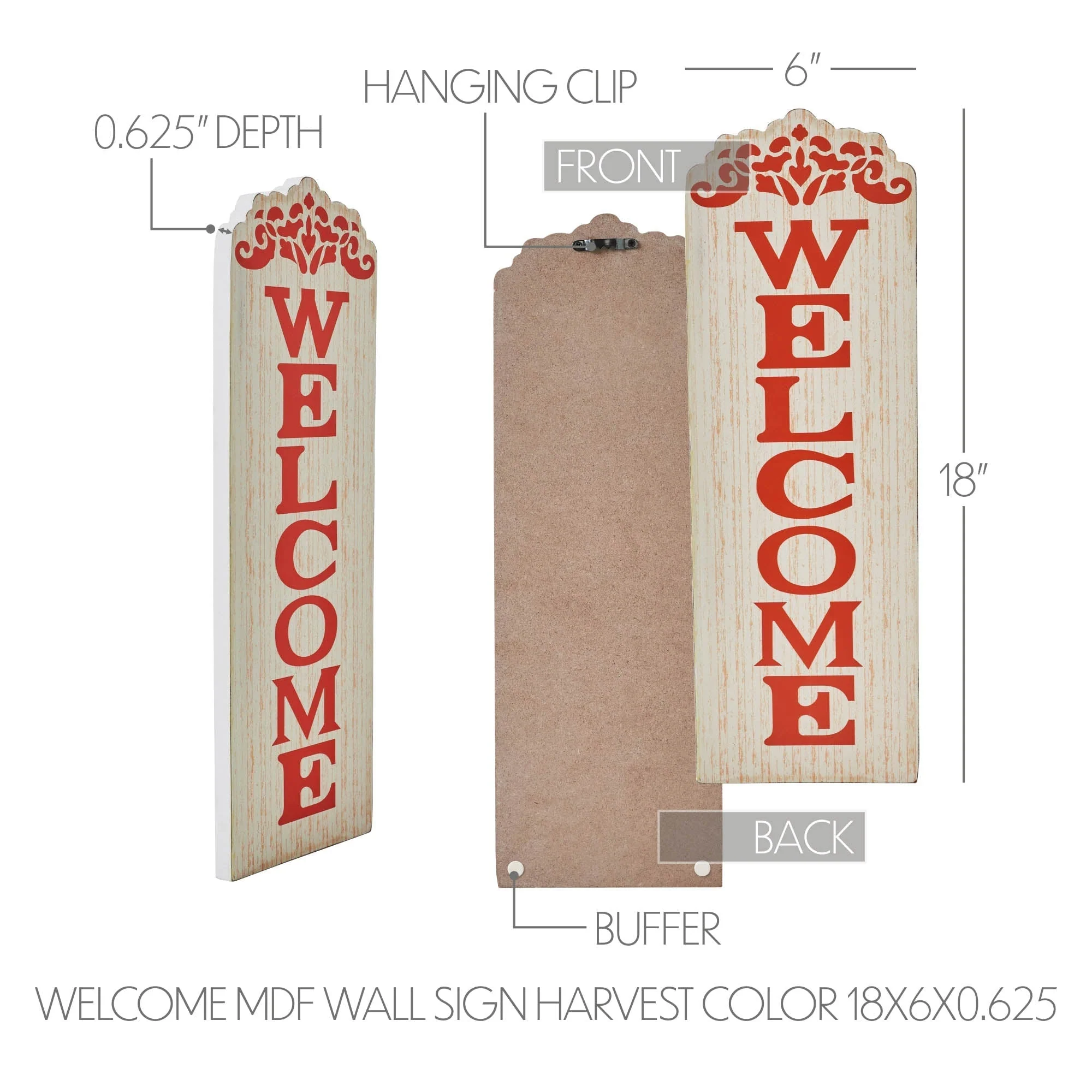 Fall Welcome Wooden Sign - Image 2