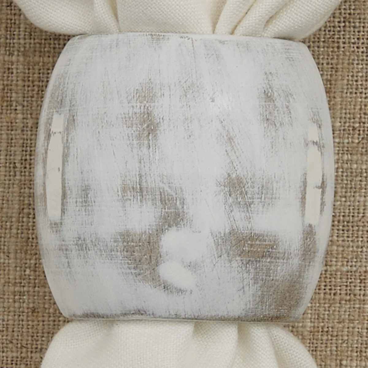 White Washed Cuff Napkin Rings - Image 3