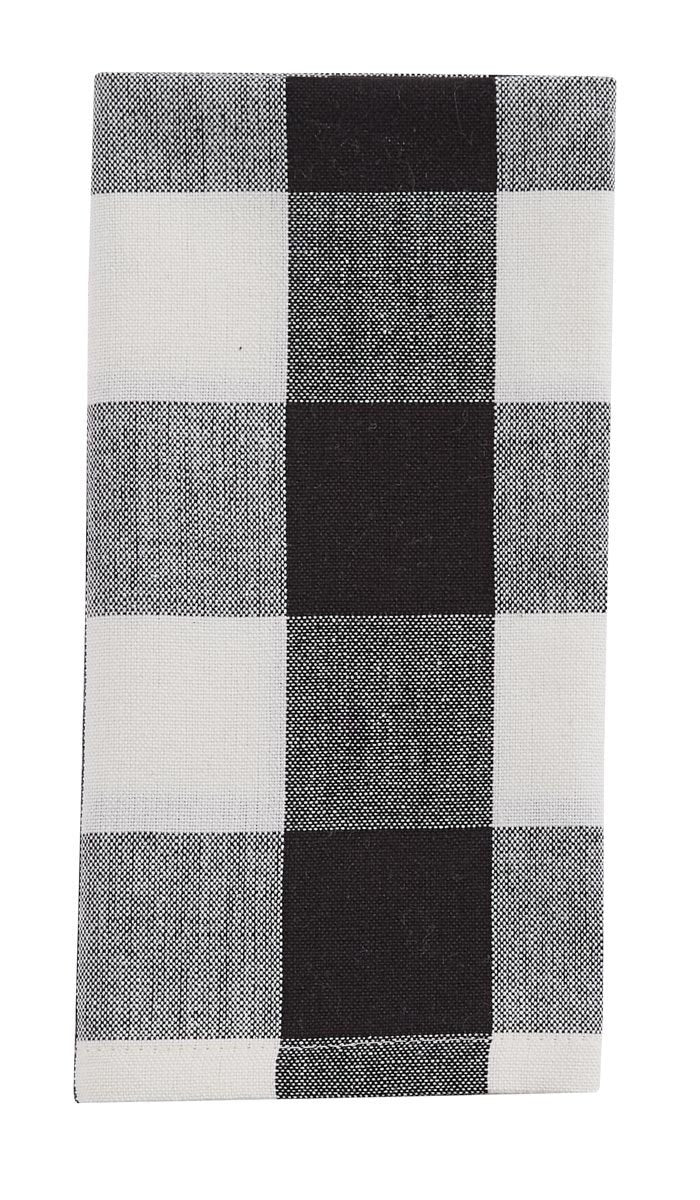 Buffalo Black and White Check Napkins - Image 3
