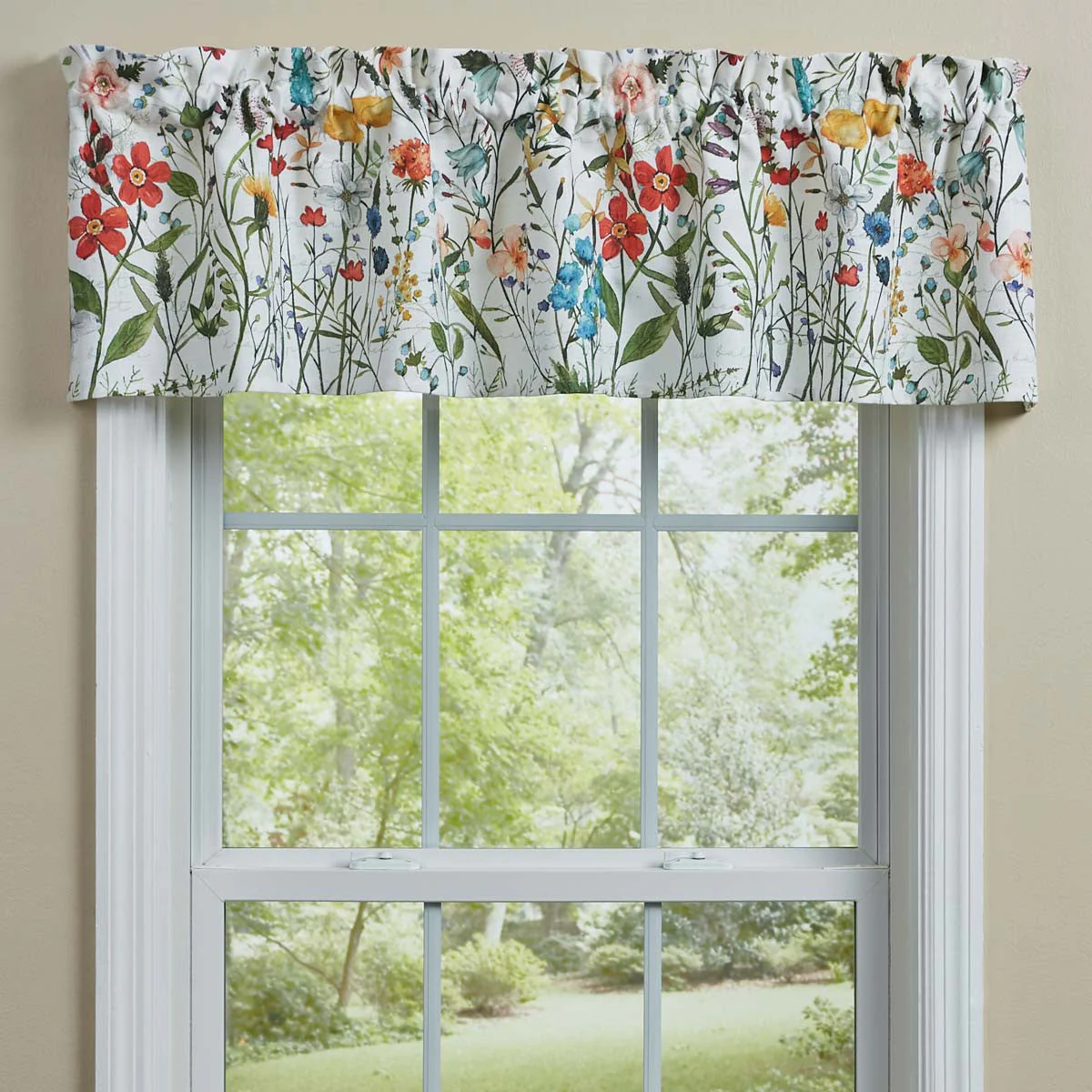 Blooming Flowers Valance