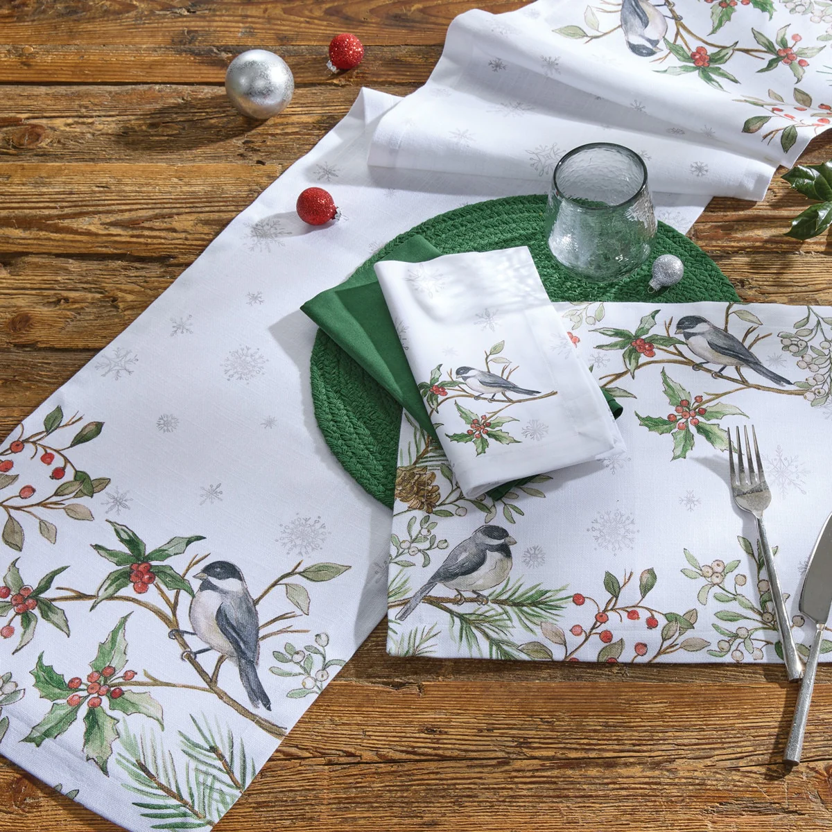 Winter Harmony Table Runner 54"