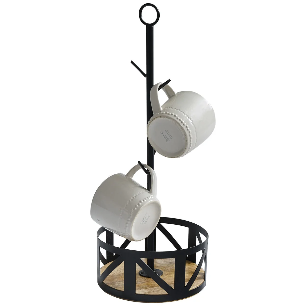 Wood & Iron Mug Rack - Image 3
