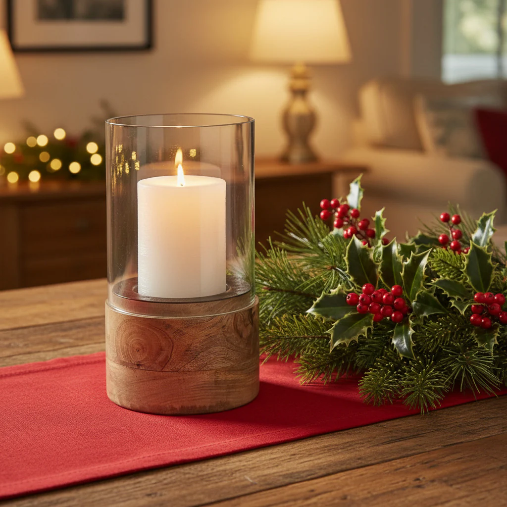 Burnawood Pillar Holder