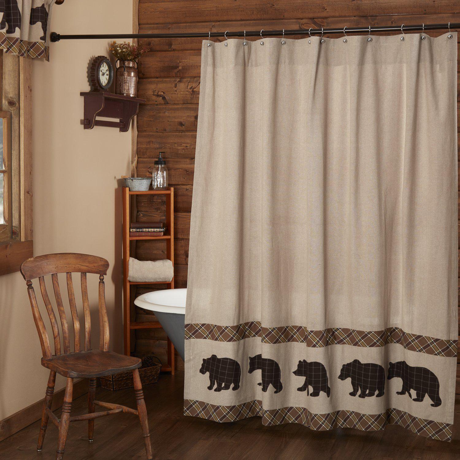 Wattsyn Bear Shower Curtain